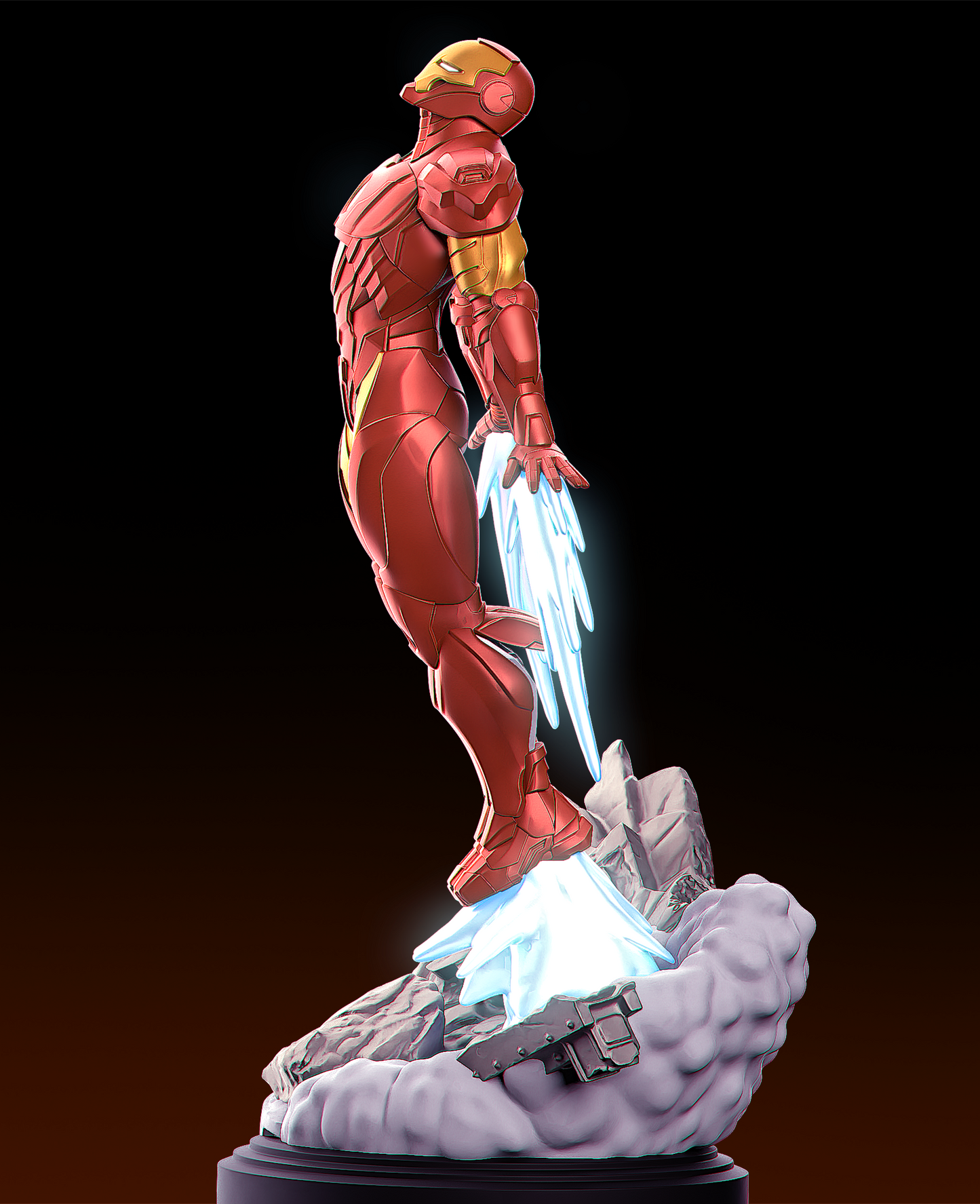 Iron Man Resin Art - MTO (Design by CA3D)