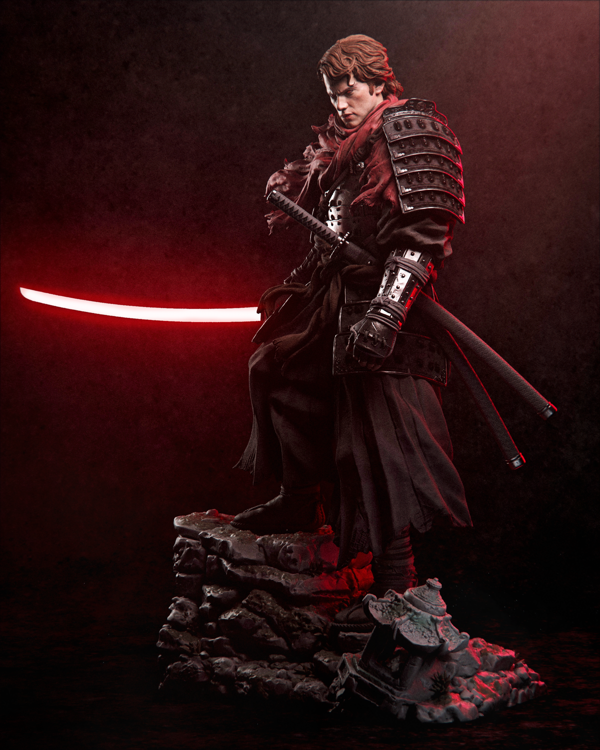 Ronin Anakin Skywalker Collectible Resin Art (Design by CA3D)
