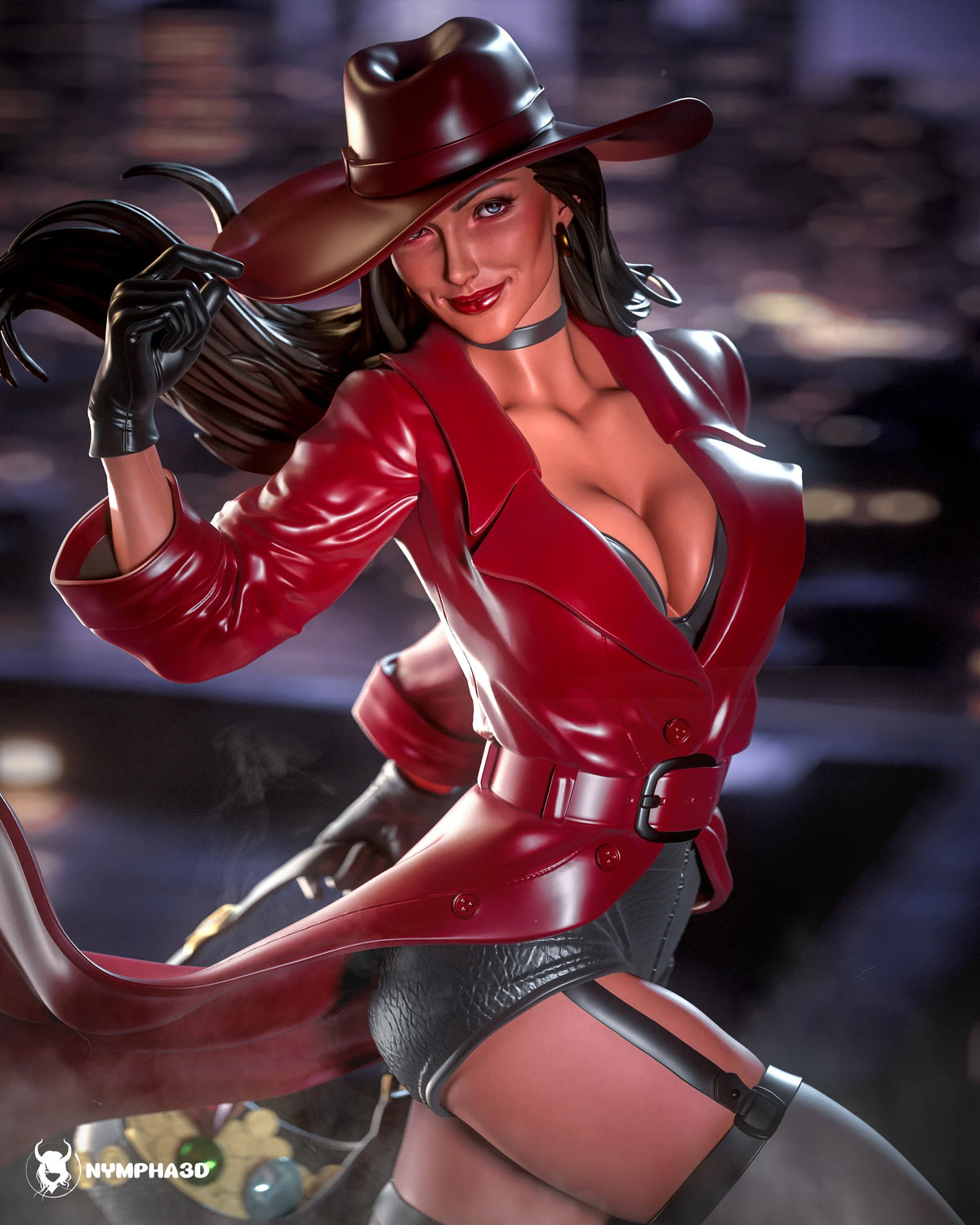 Carmen Sandiego Resin Art (Nympha3D)