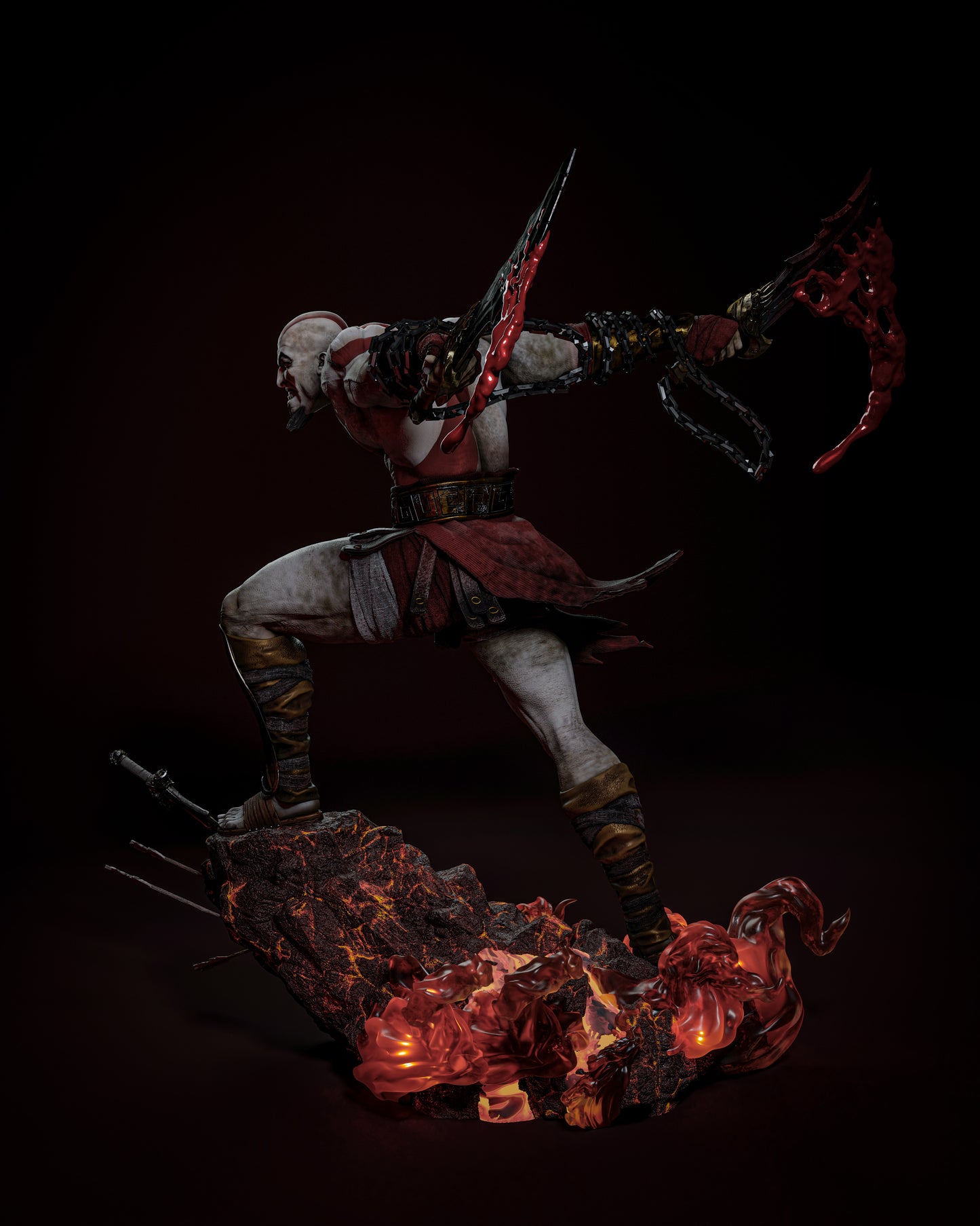 Kratos Resin Fan Art - MTO ZEZ