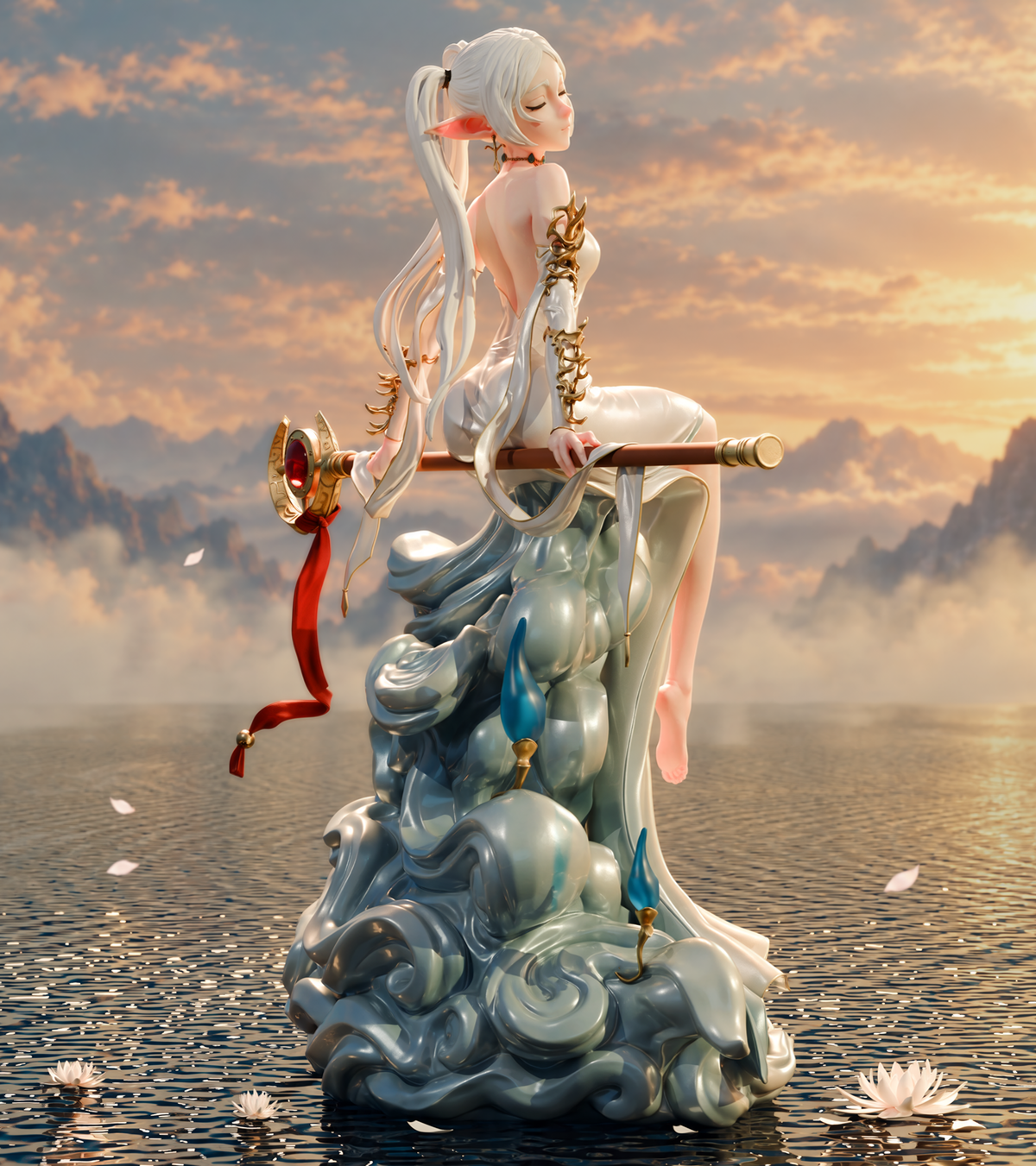 Frieren Collectible Resin Art (Design by CA3D)