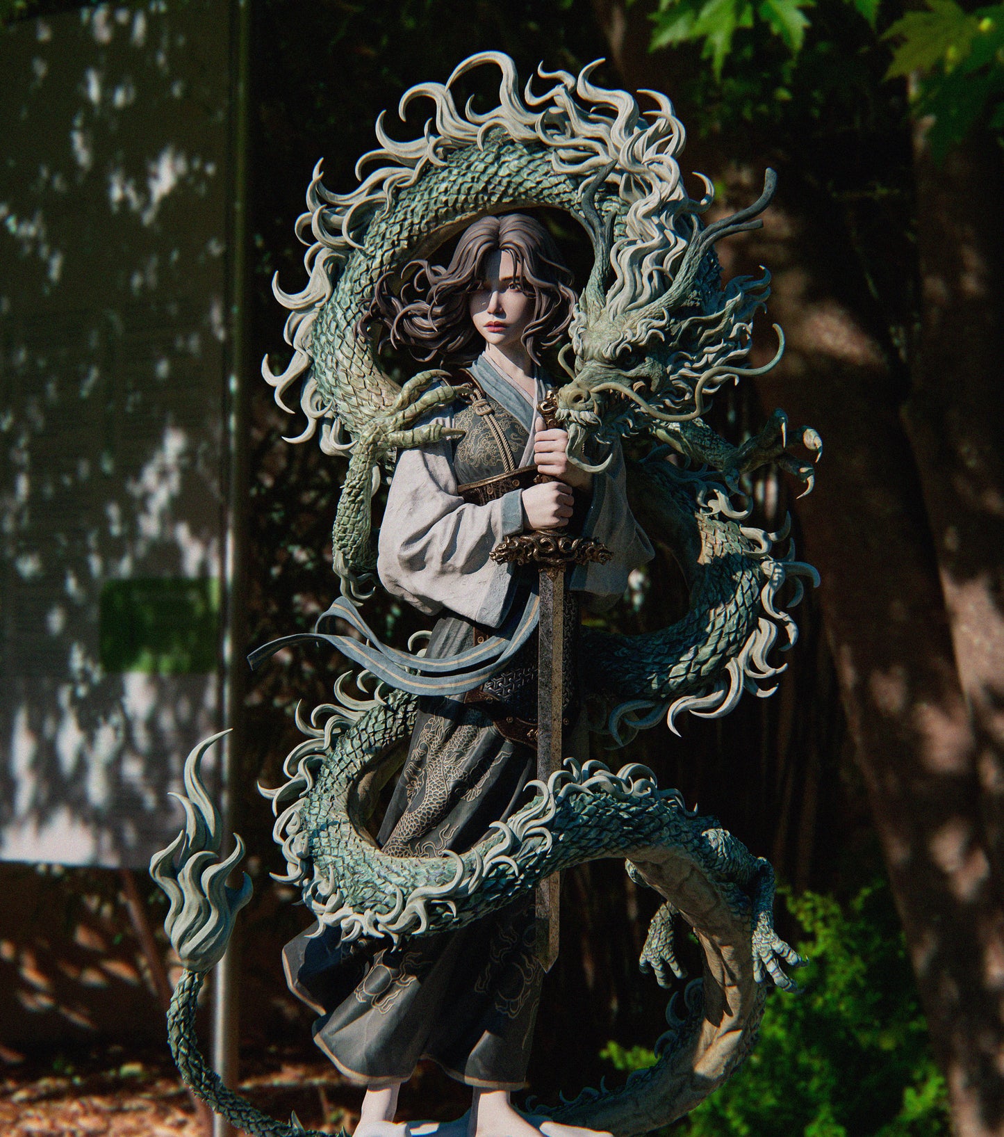 Mulan Resin Sculpture (Design by CA3D Studios)