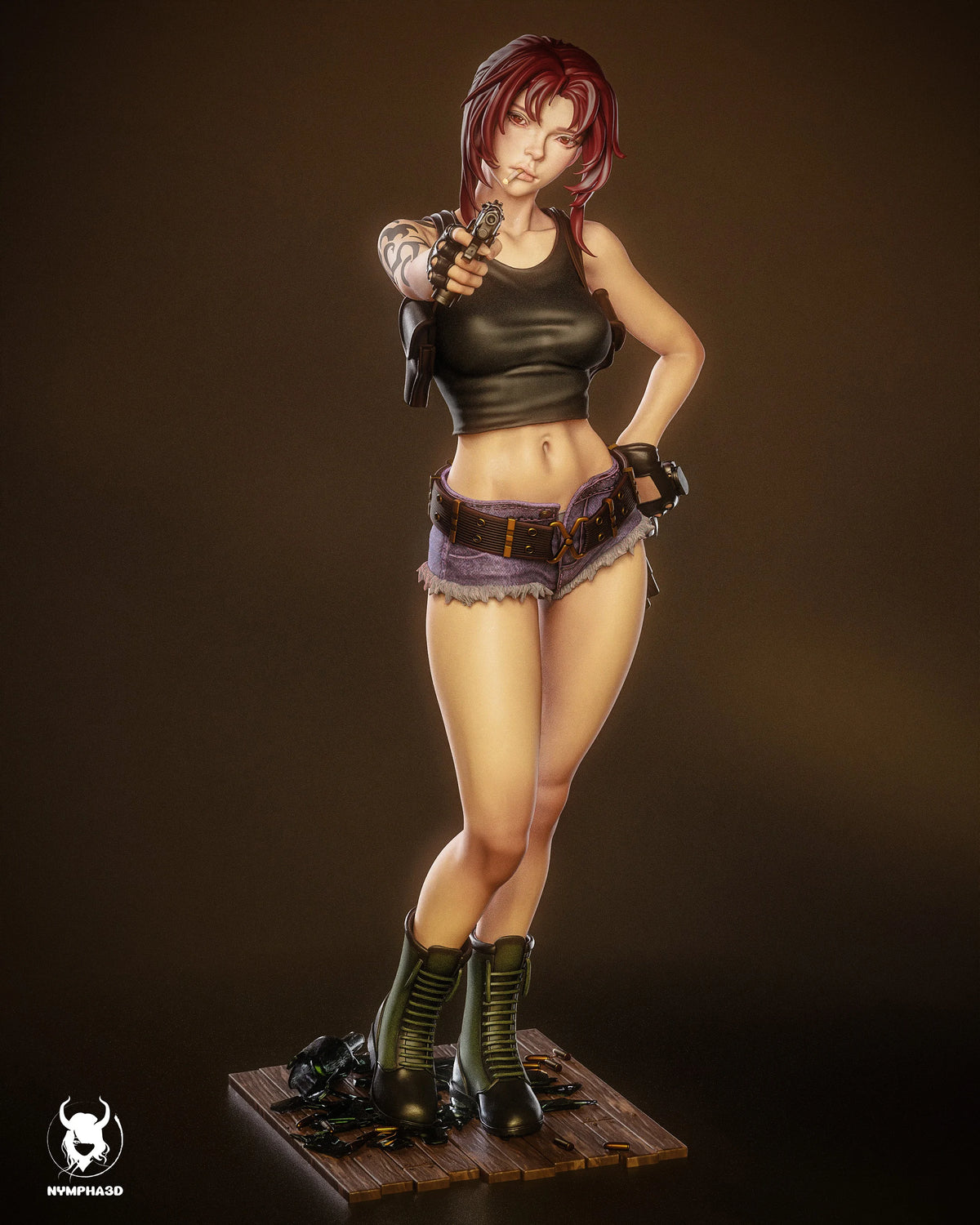 Revy Black Lagoon Resin Art (Nympha3D)