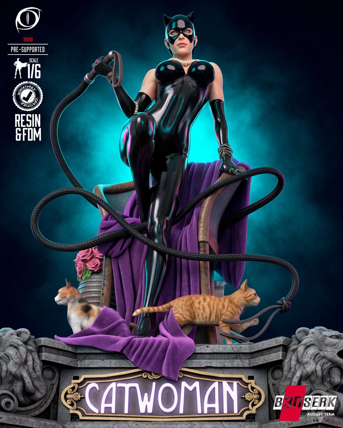 Catwoman Resin Art (B3dserk)
