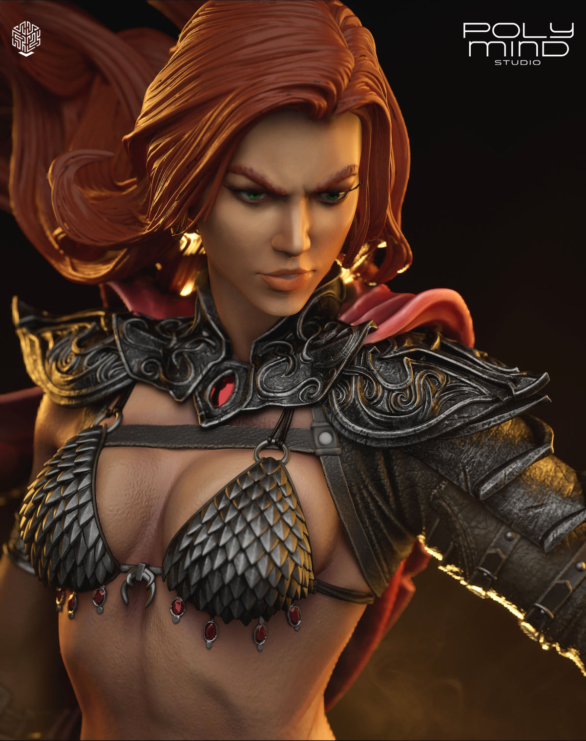 Red Sonja Resin Art (PolyMind Version)