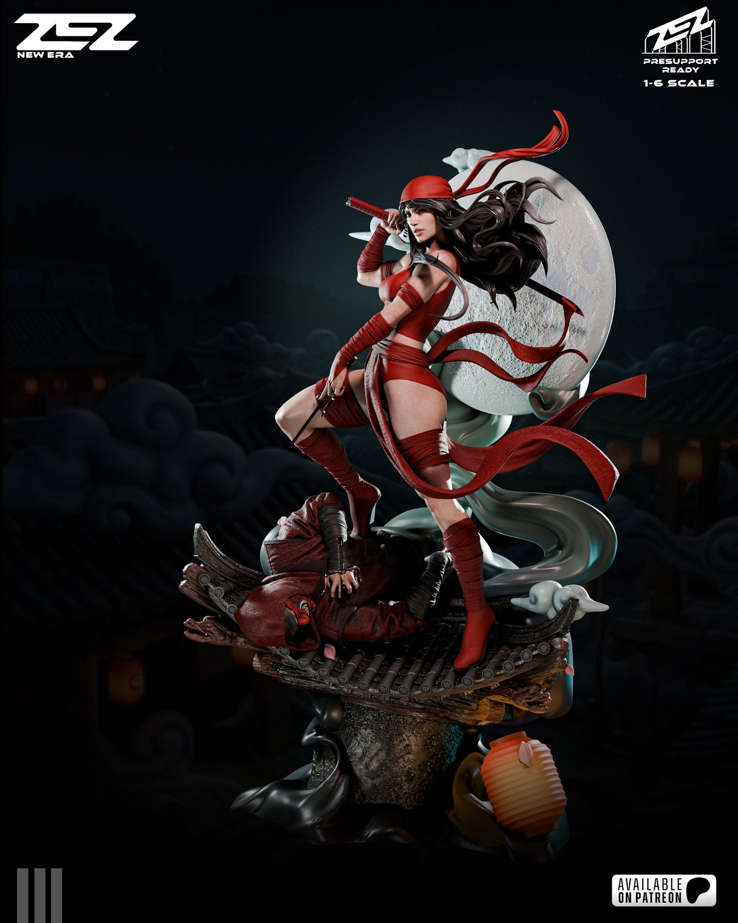 Elektra Resin Art (Design by ZEZ Studios)