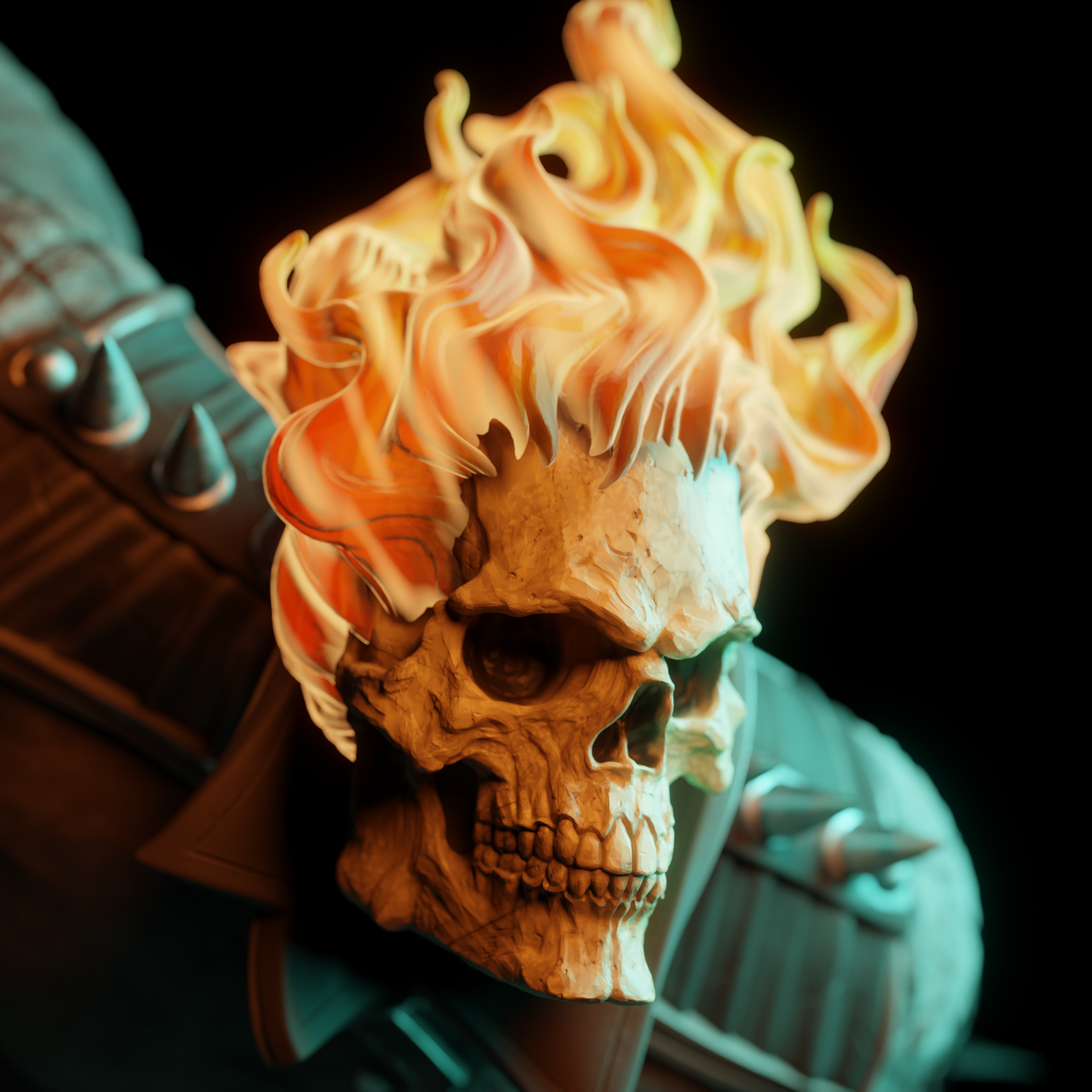 Ghost Rider Resin Fan Art - MTO (3DMind)