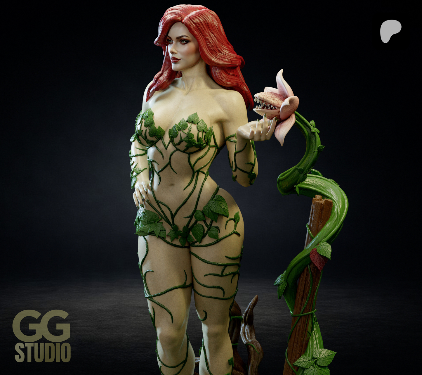 Poison Ivy Resin Fan Art (Designed by GGStudio)
