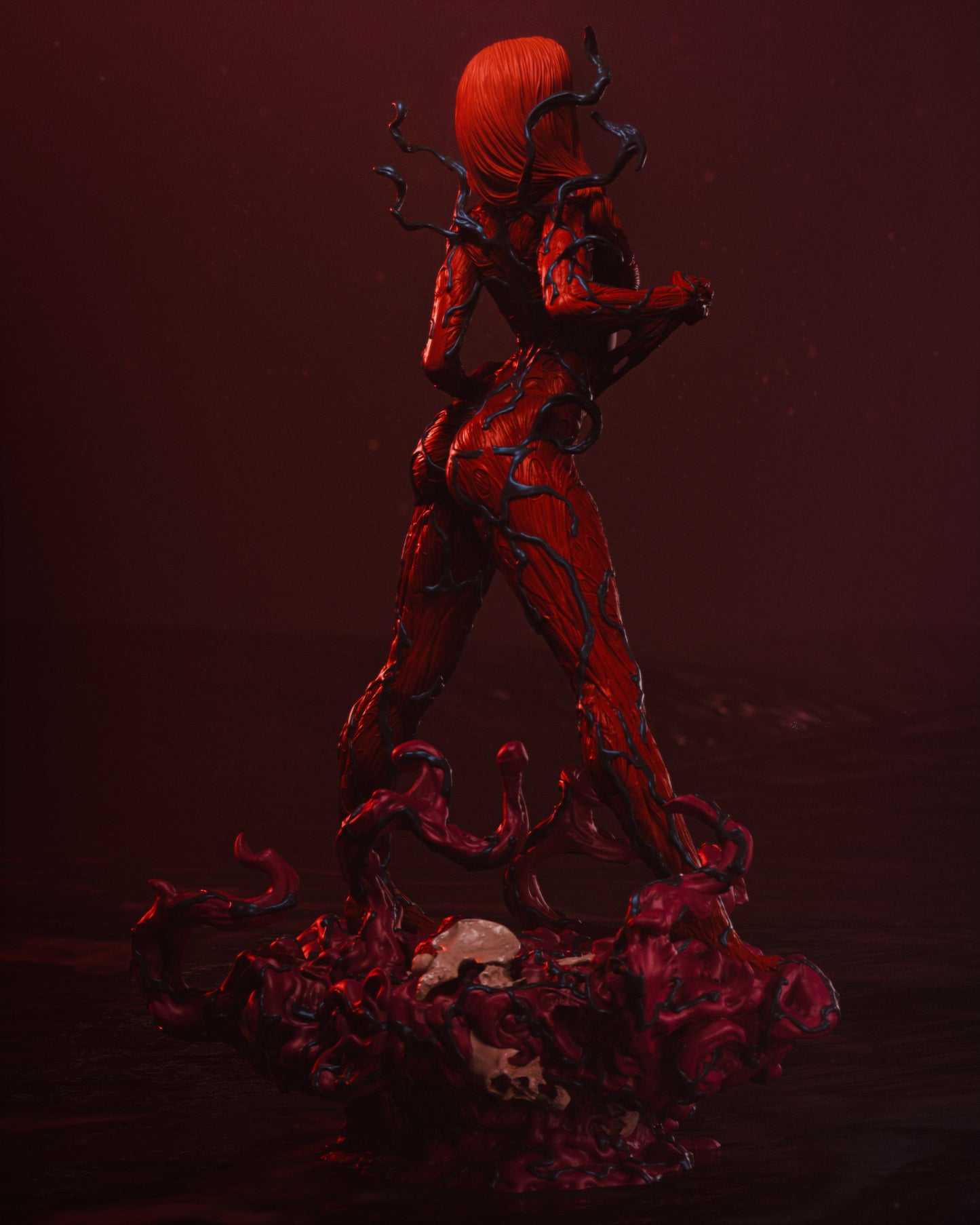 Carnage Mary Jane Resin Art - MTO (Design by CA3D)