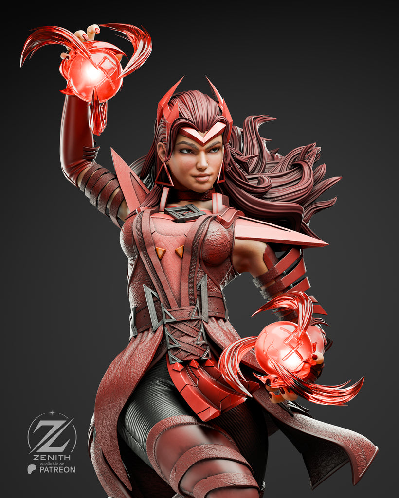Scarlet Witch Resin Fan Art MTO (Design by Zenith)