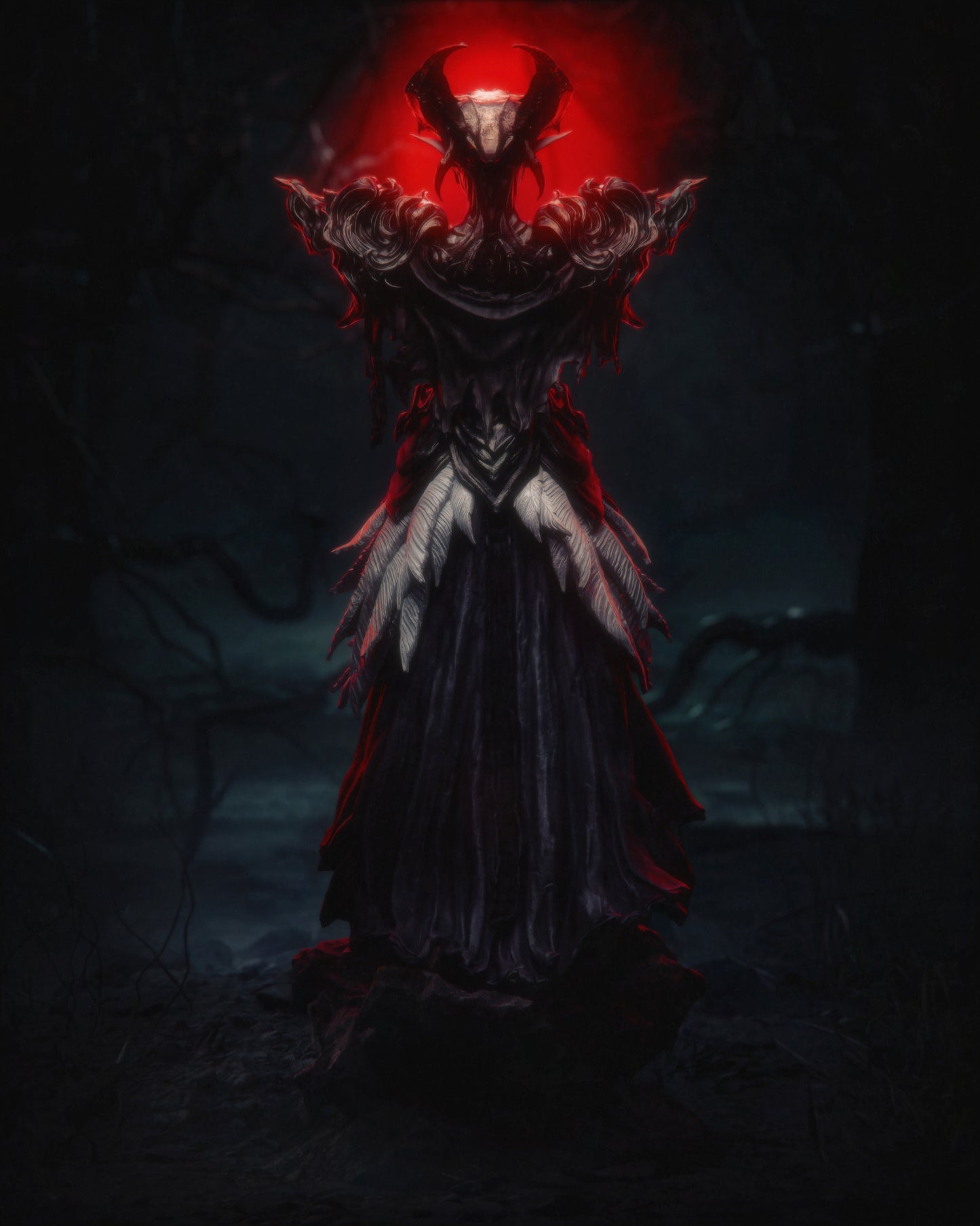 Queen of the Ashen Vale Resin Art - MTO (Design by CA3D)