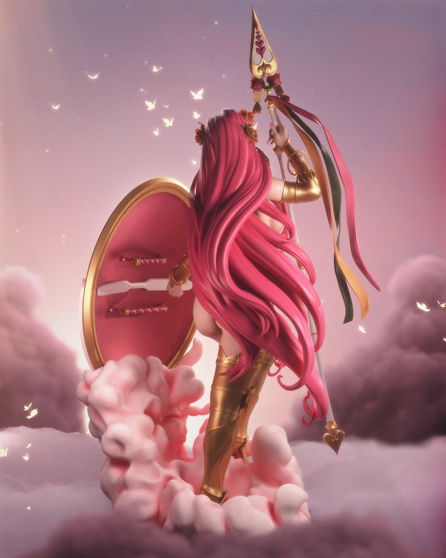 Aprhodite Resin Art - MTO (Design by CA3D)