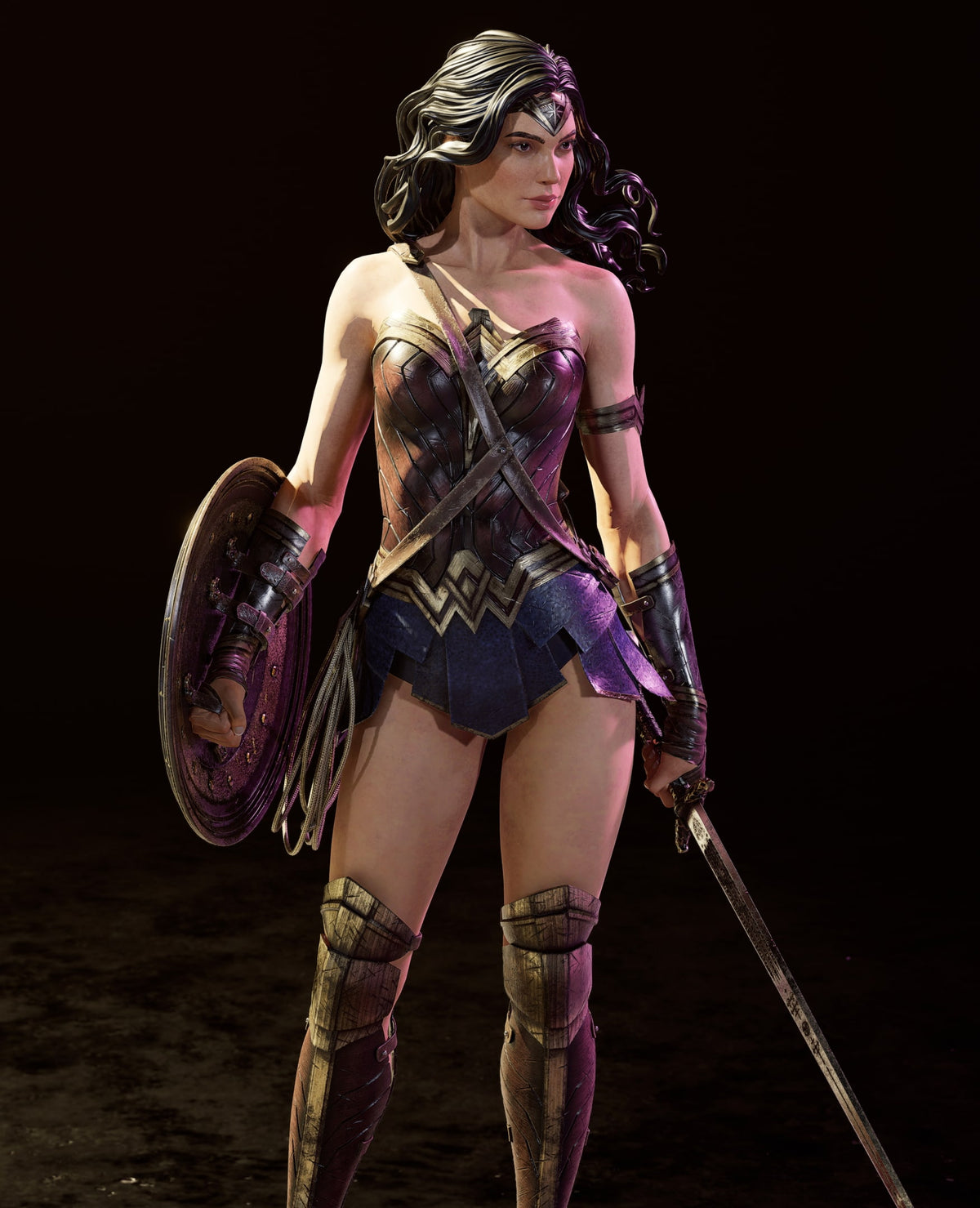 Wonder Woman Resin Art (Godlink Version)