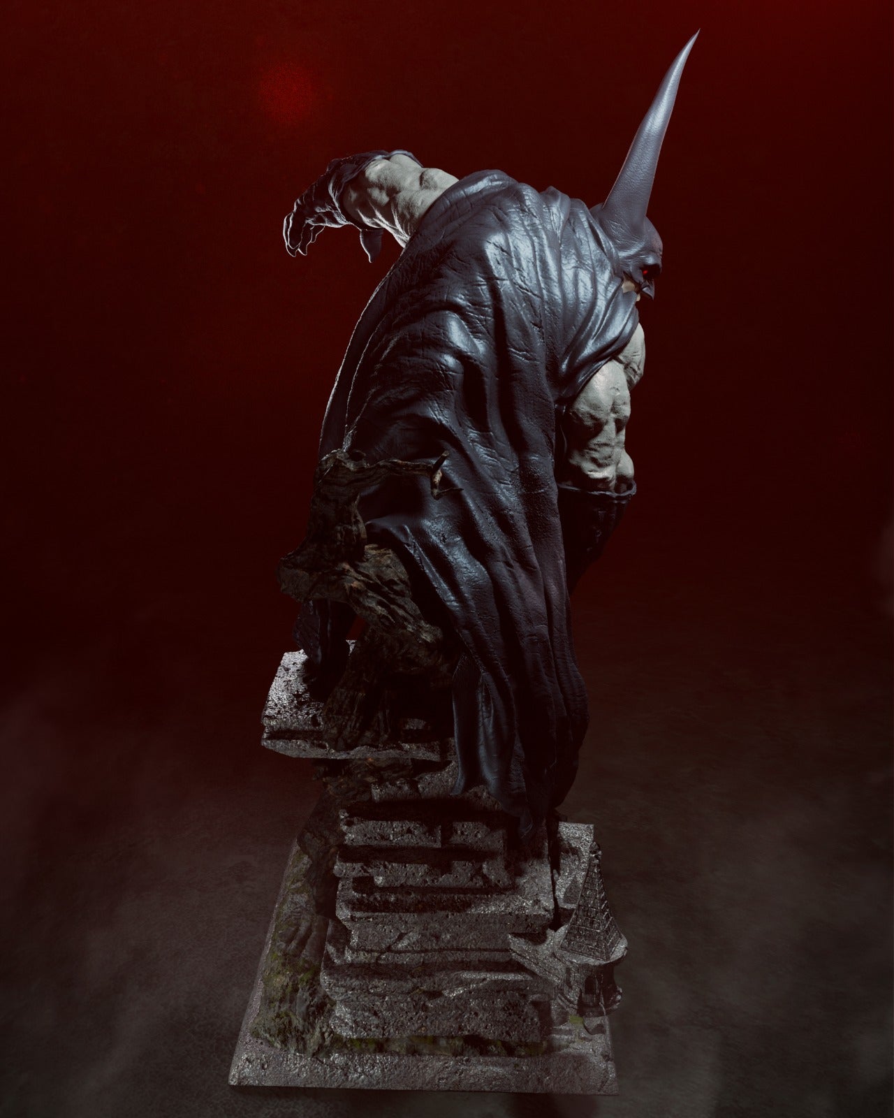 Vampire Batman Resin Fan Art Pro Painted - MTO (CA3D)