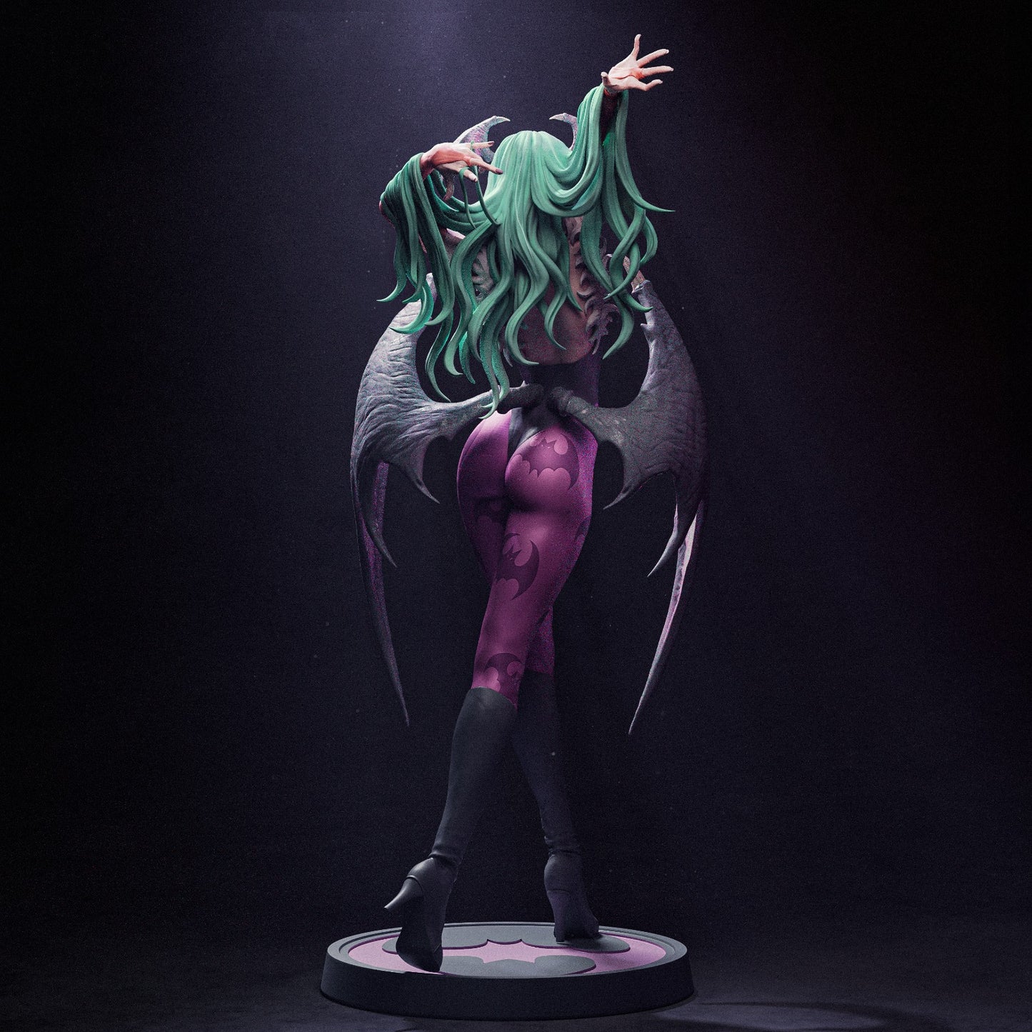 Morrigan Aenslan Collectible Resin Fan Art Pro Painted - MTO