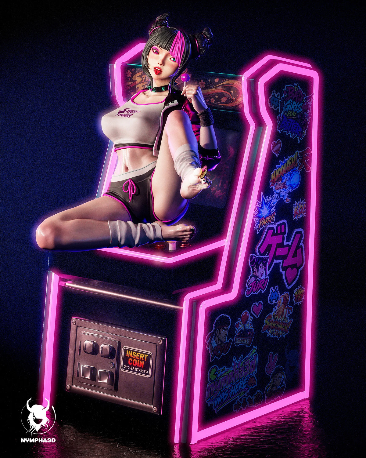 Juri Street Fighter Resin Art (Nympha3D)