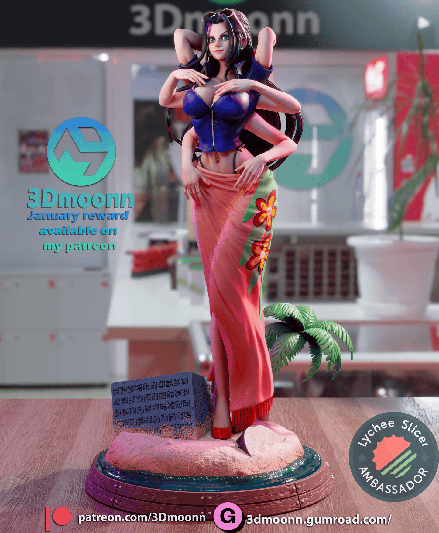 Nico Robin Resin Fan Art Sculpture (3DM)