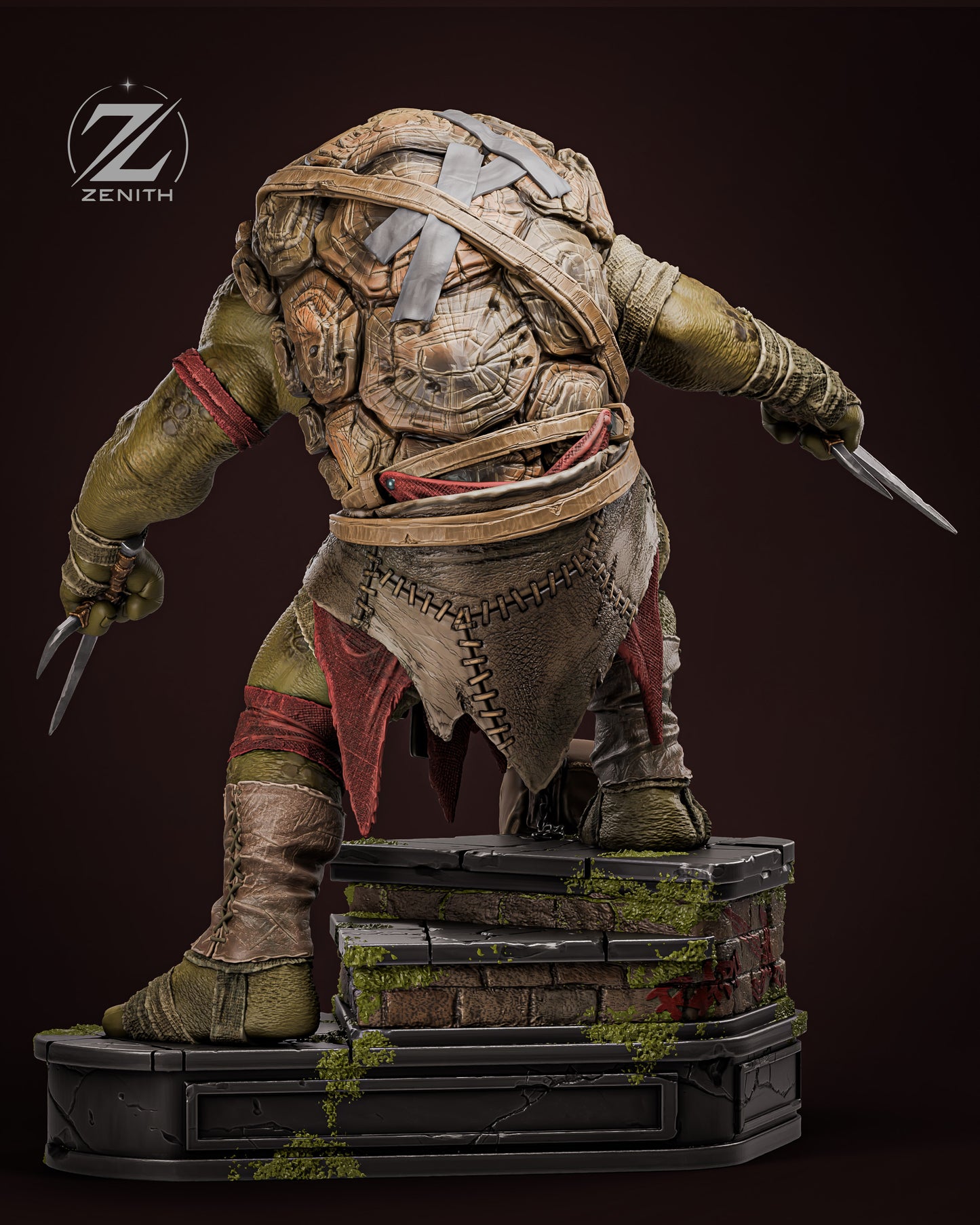 Raphael TMNT Resin Art (Design by Zenith)