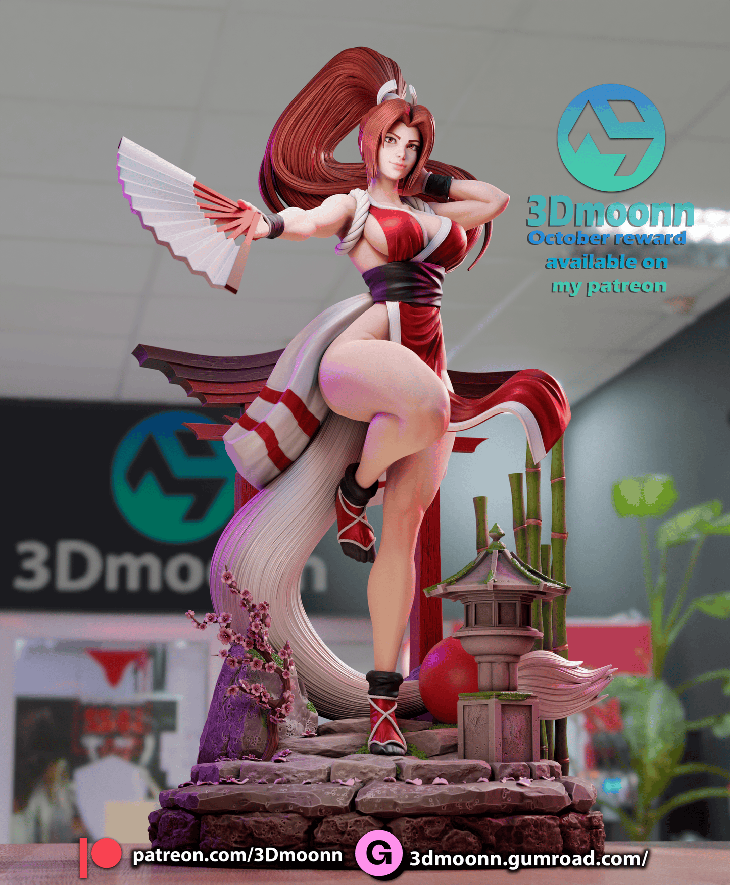 Mai Shiranui- King of fighters Resin Fan Art - MTO (3DM)