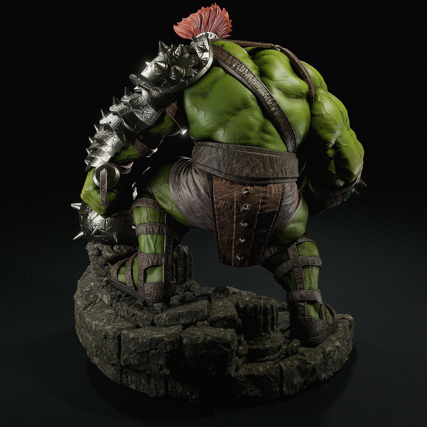 Incredible Hulk Gladiator Collectible Resin Fan Art Pro Painted - MTO