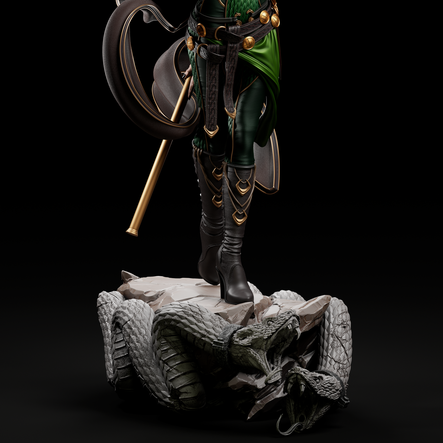 Lady Loki Collectible Resin Fan Art Pro Painted - MTO