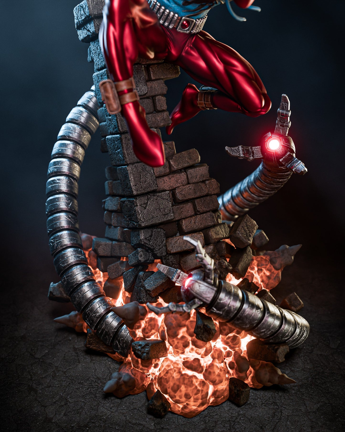 Spider Man Resin Art - MTO (Design by CA3D)