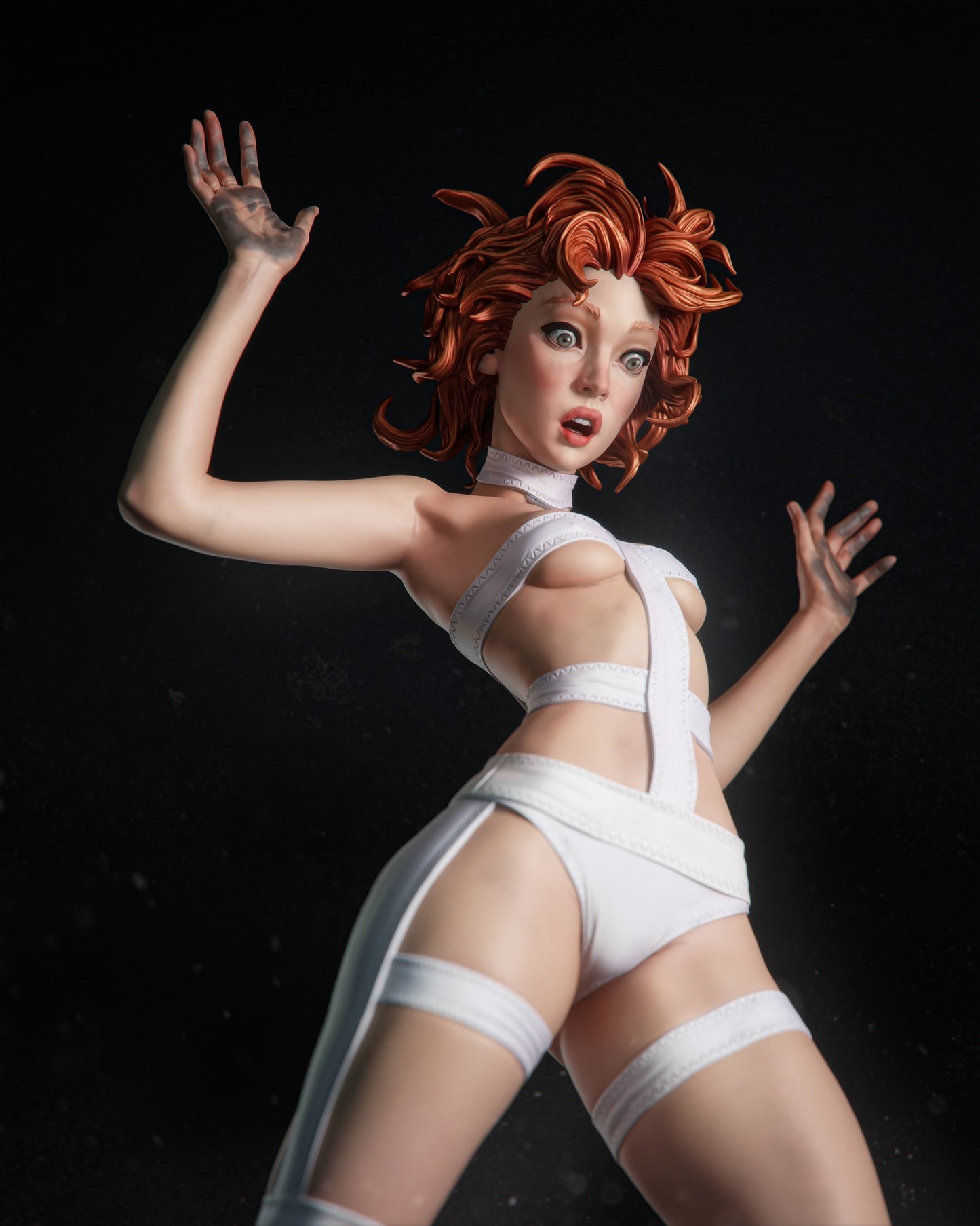 Leeloo 5th Element Resin Art - MTO (Design by CA3D)