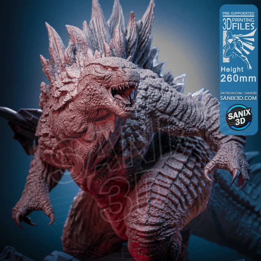 Godzilla Resin Art (Design by Sanix3D)