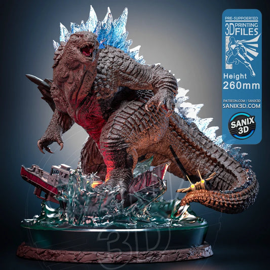 Godzilla Resin Art (Design by Sanix3D)
