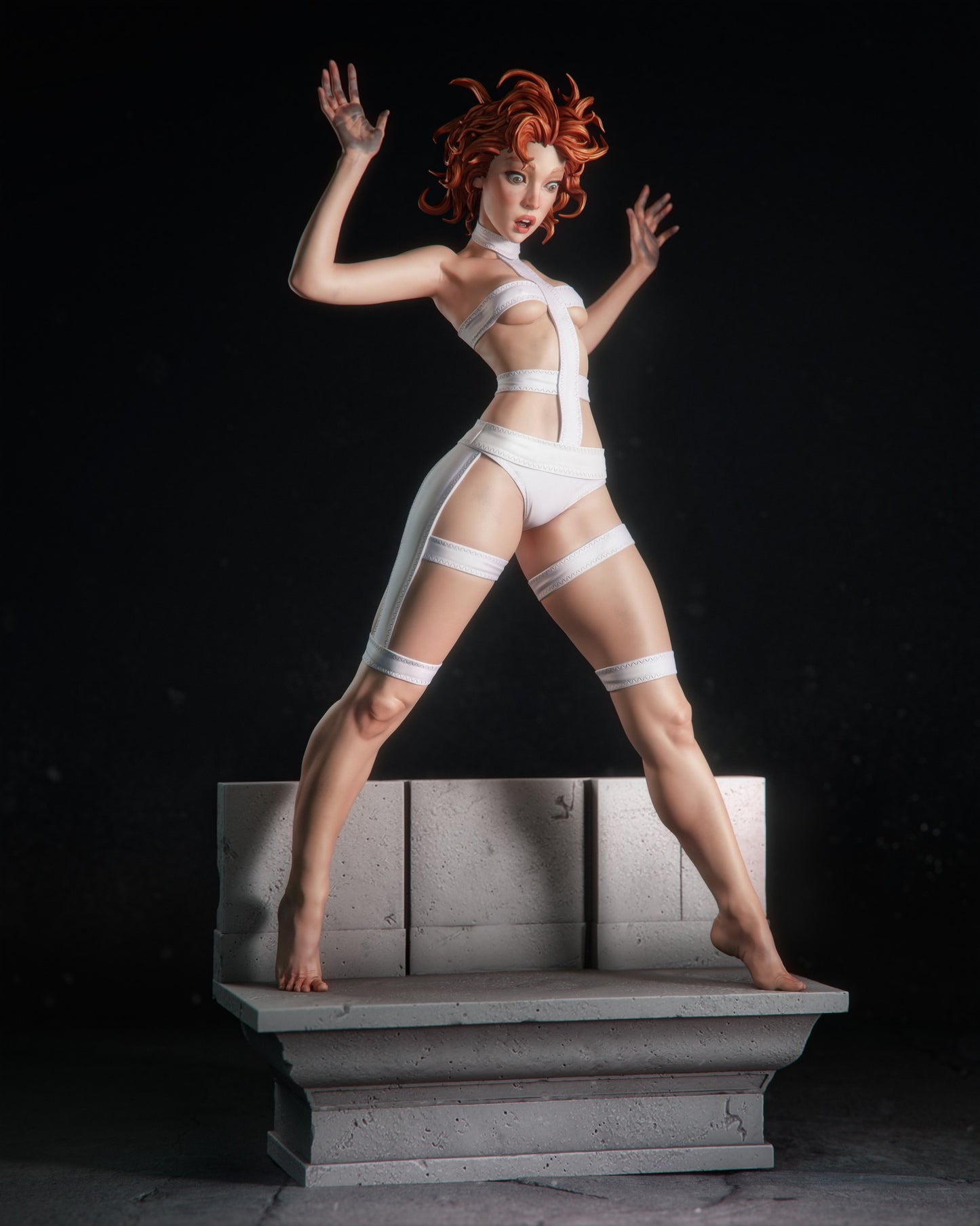 Leeloo 5th Element Resin Art - MTO (Design by CA3D)
