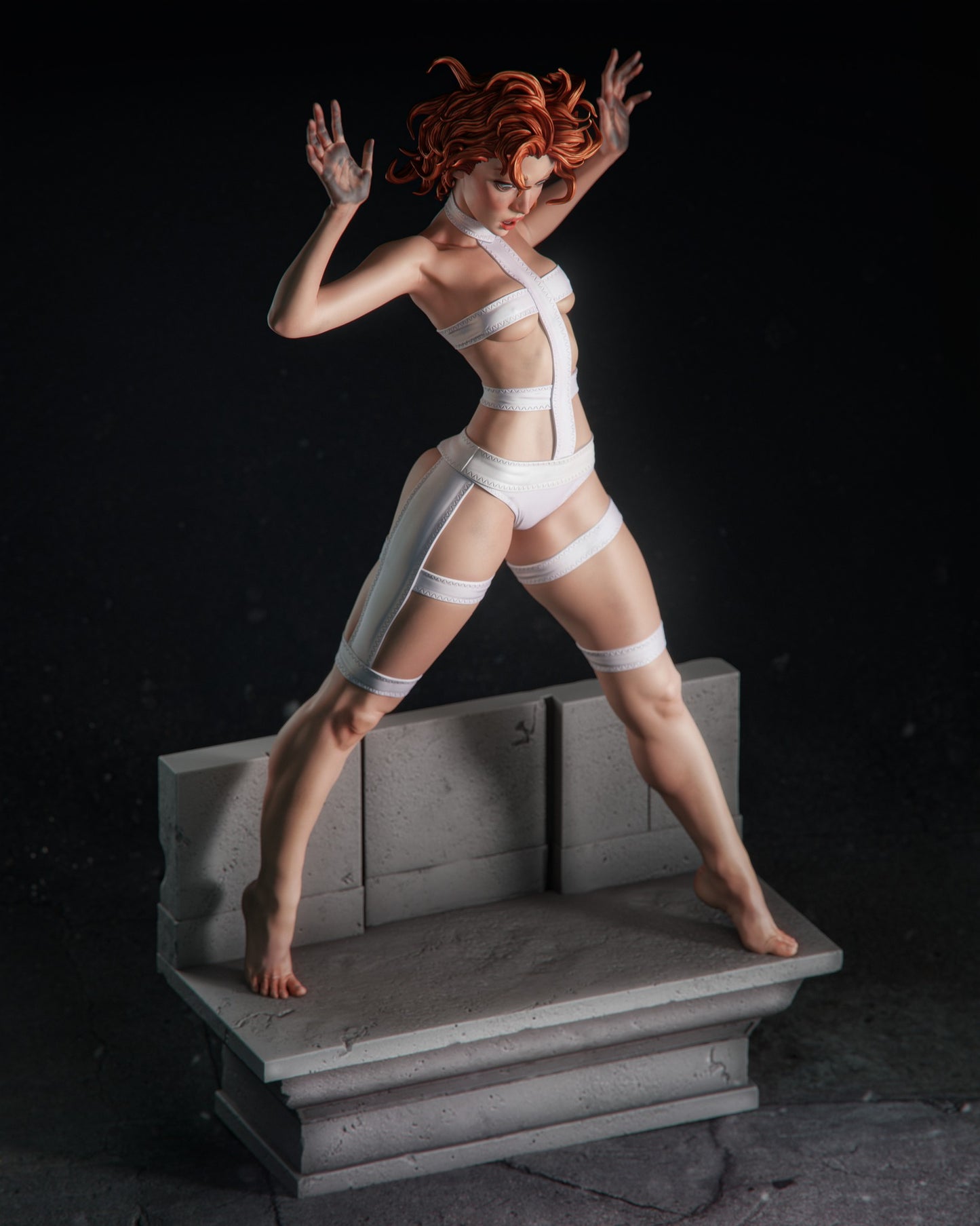Leeloo 5th Element Resin Art - MTO (Design by CA3D)