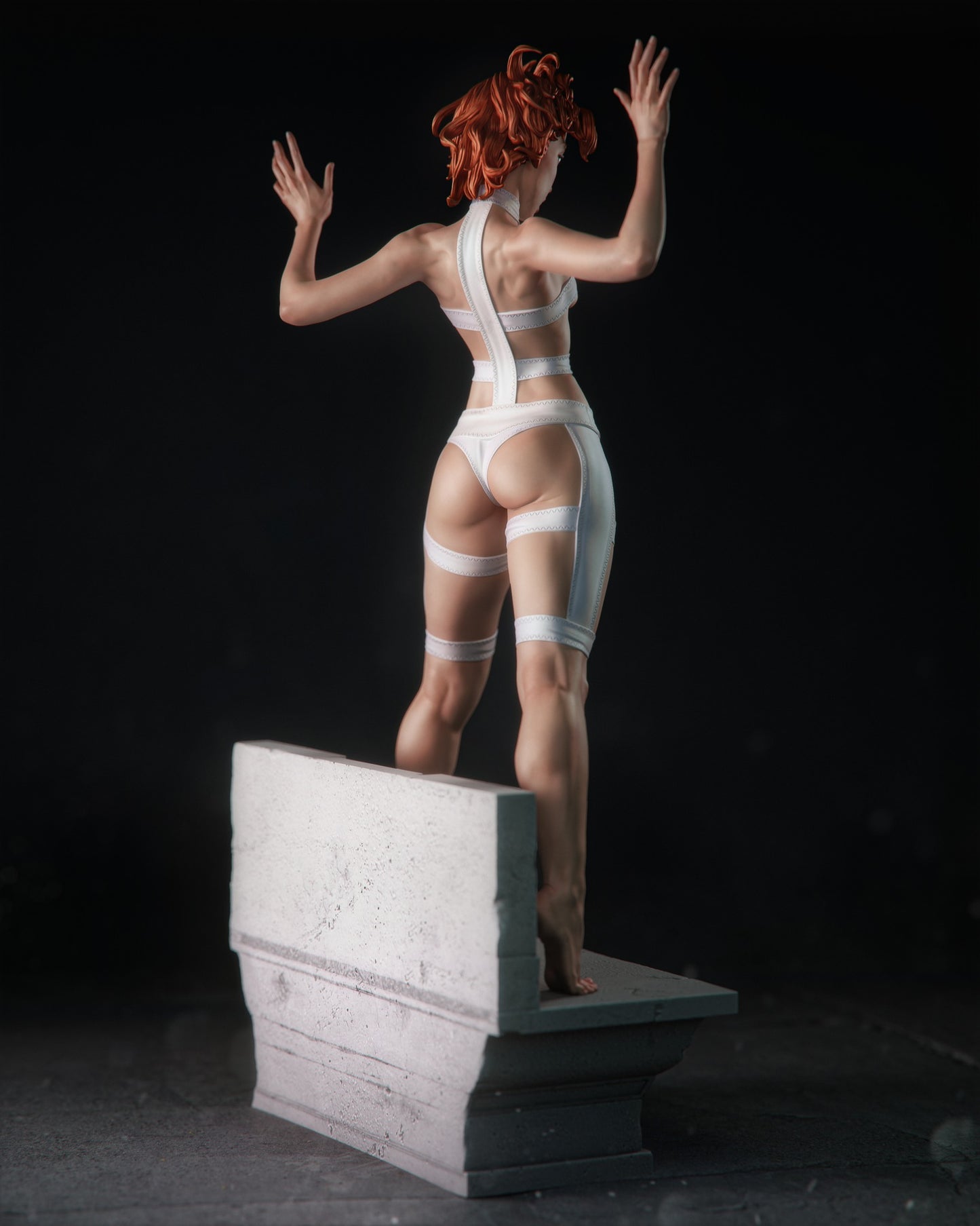 Leeloo 5th Element Resin Art - MTO (Design by CA3D)