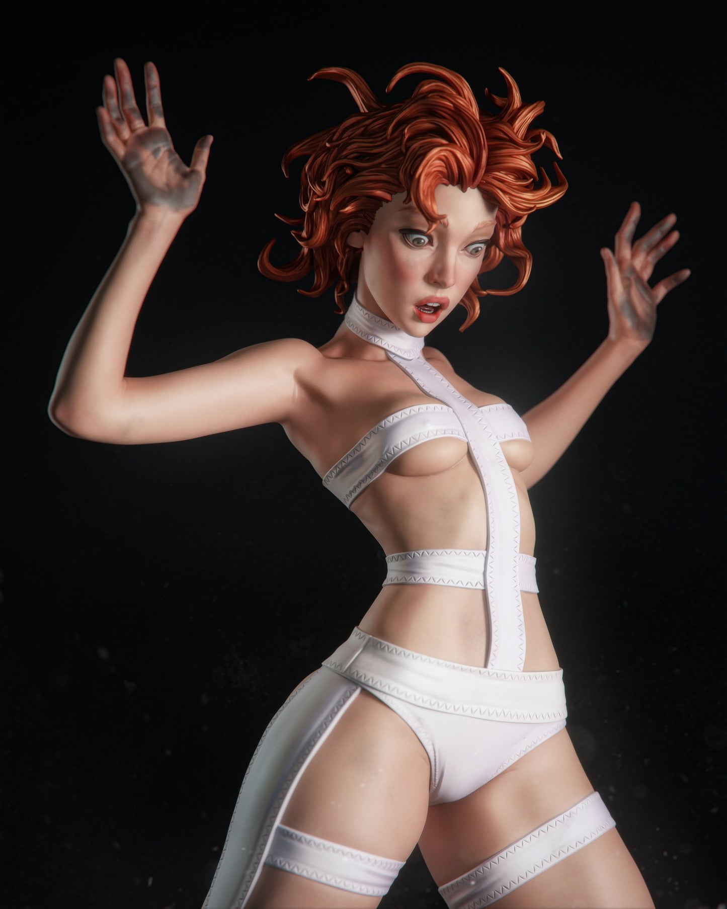 Leeloo 5th Element Resin Art - MTO (Design by CA3D)