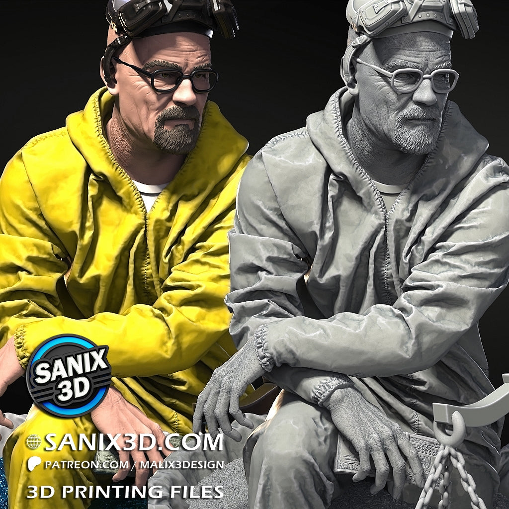 Walter White Resin Fan Art - MTO (Sanix)