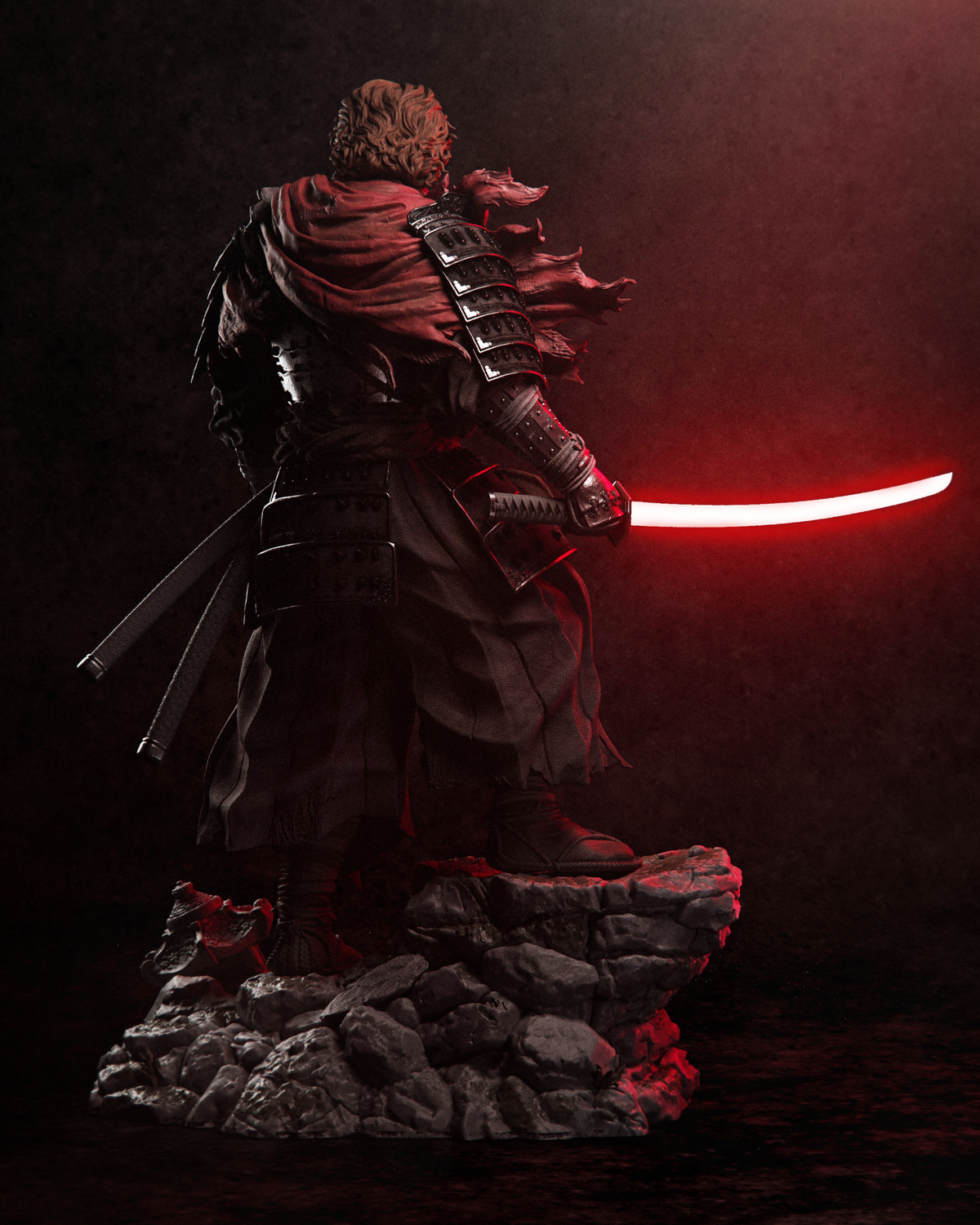 Ronin Anakin Skywalker Collectible Resin Art (Design by CA3D)