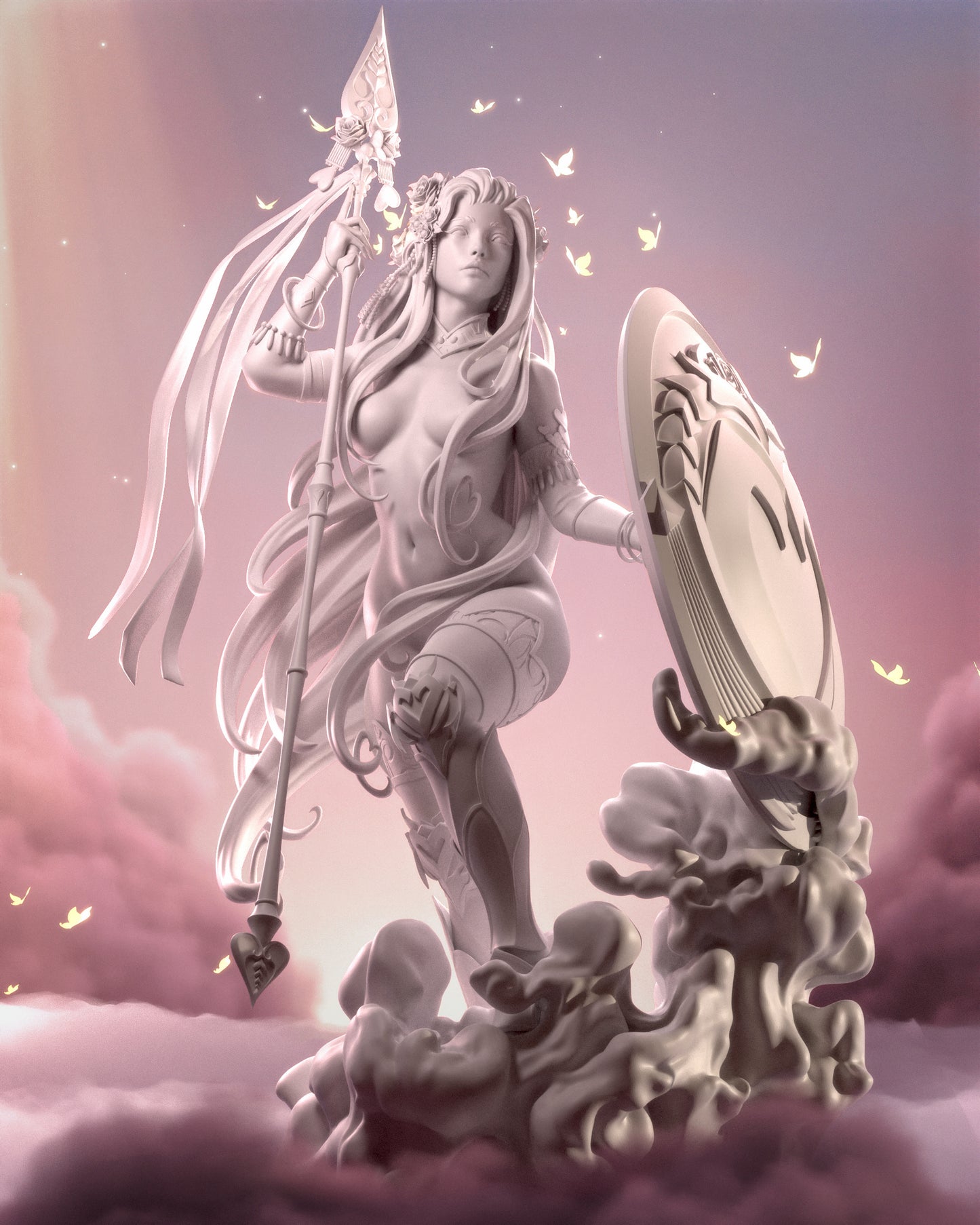 Aprhodite Resin Art - MTO (Design by CA3D)