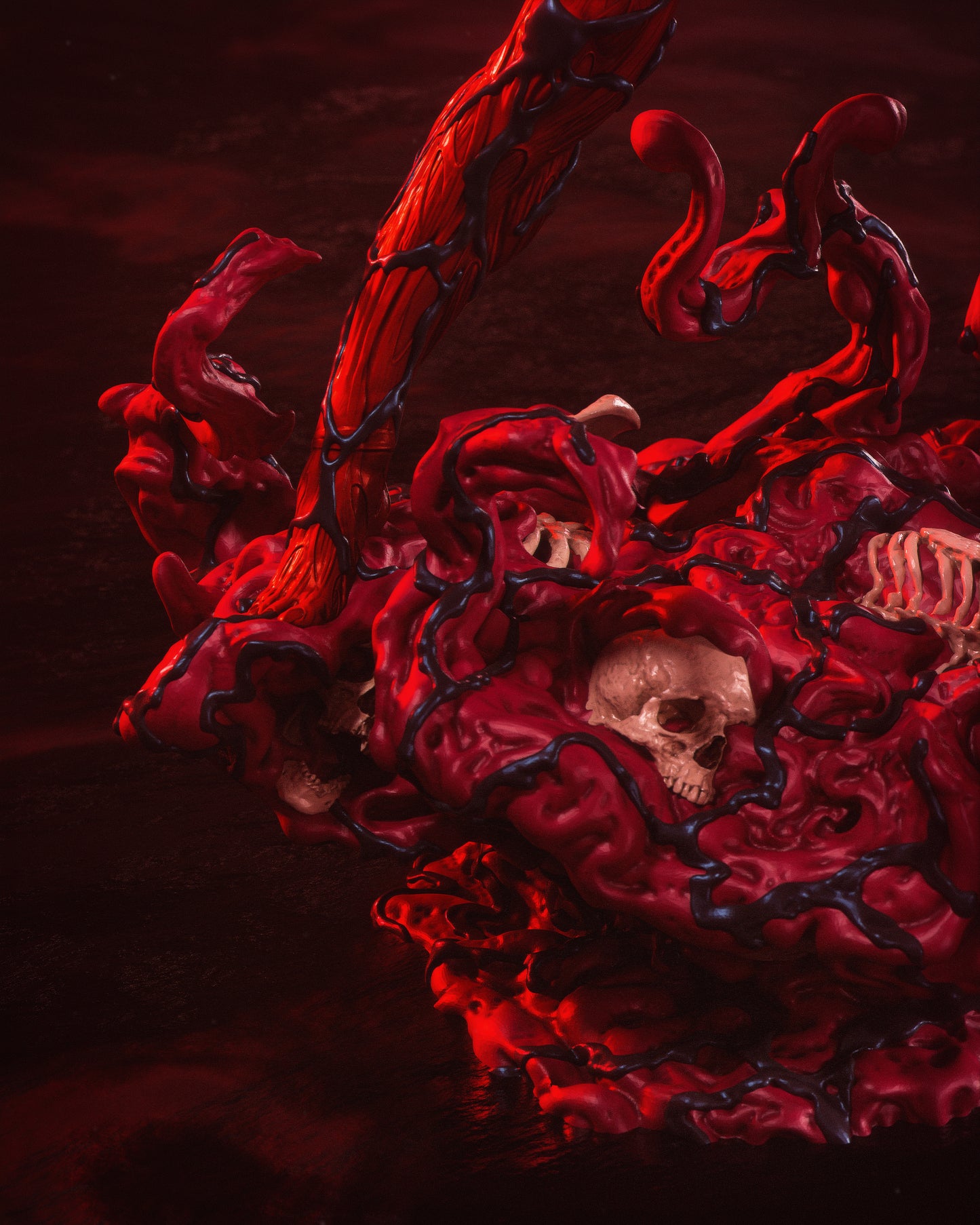 Carnage Mary Jane Resin Art - MTO (Design by CA3D)