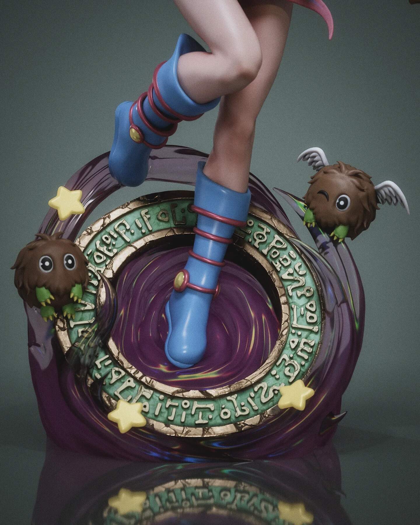 Dark Magician Girl Resin Art (Design by Abe3D)