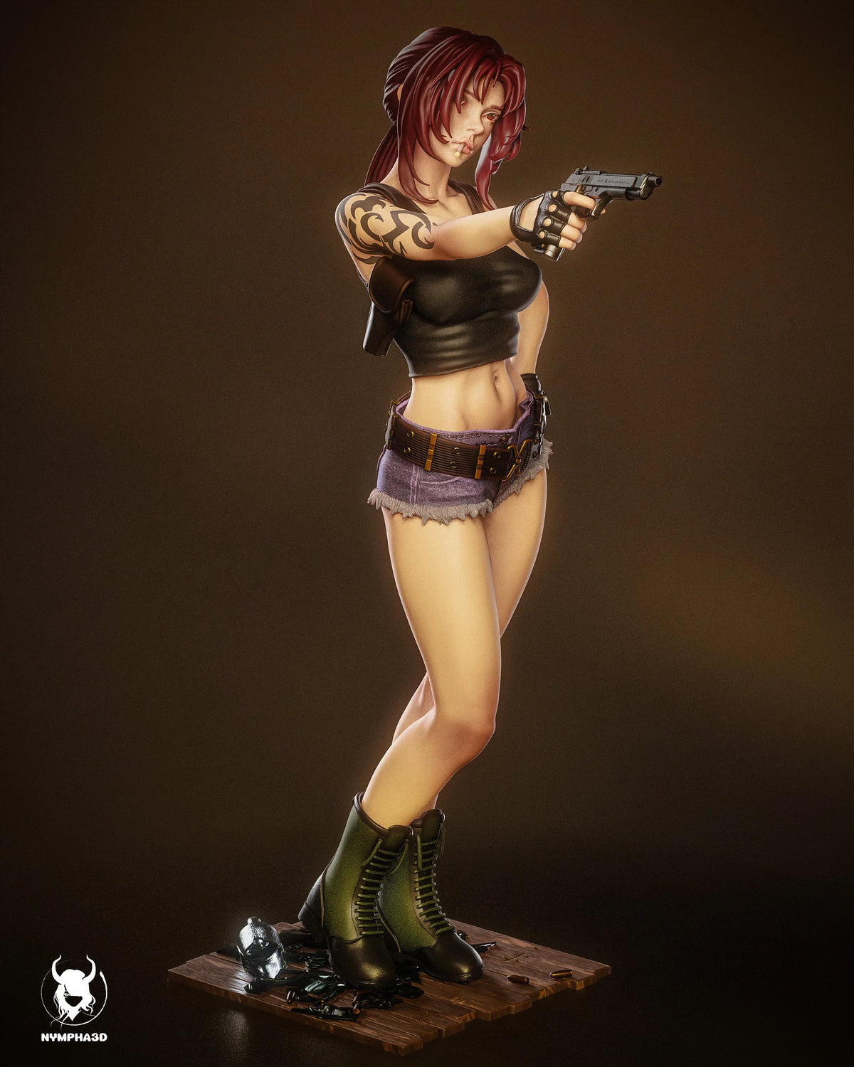 Revy Black Lagoon Resin Art (Nympha3D)