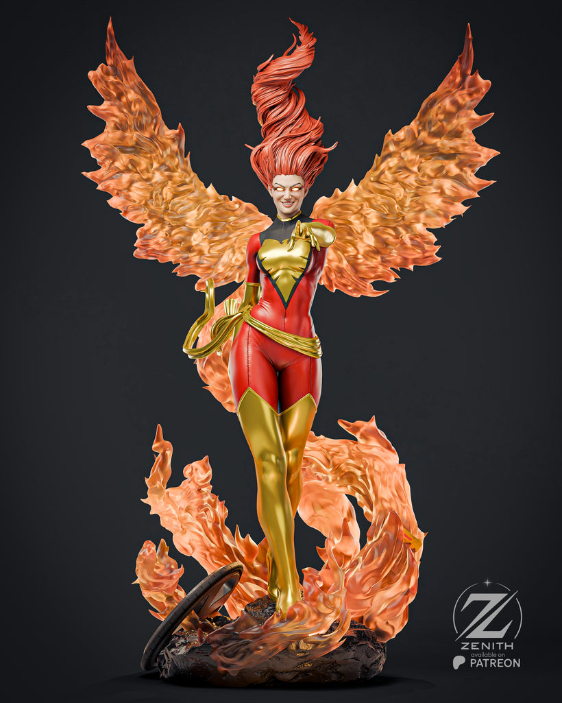 Jean Grey Resin Fan Art MTO (Design by Zenith)
