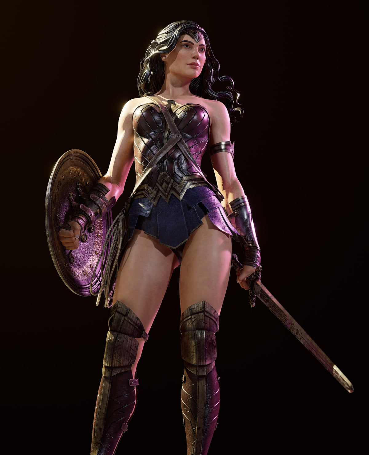 Wonder Woman Resin Art (Godlink Version)