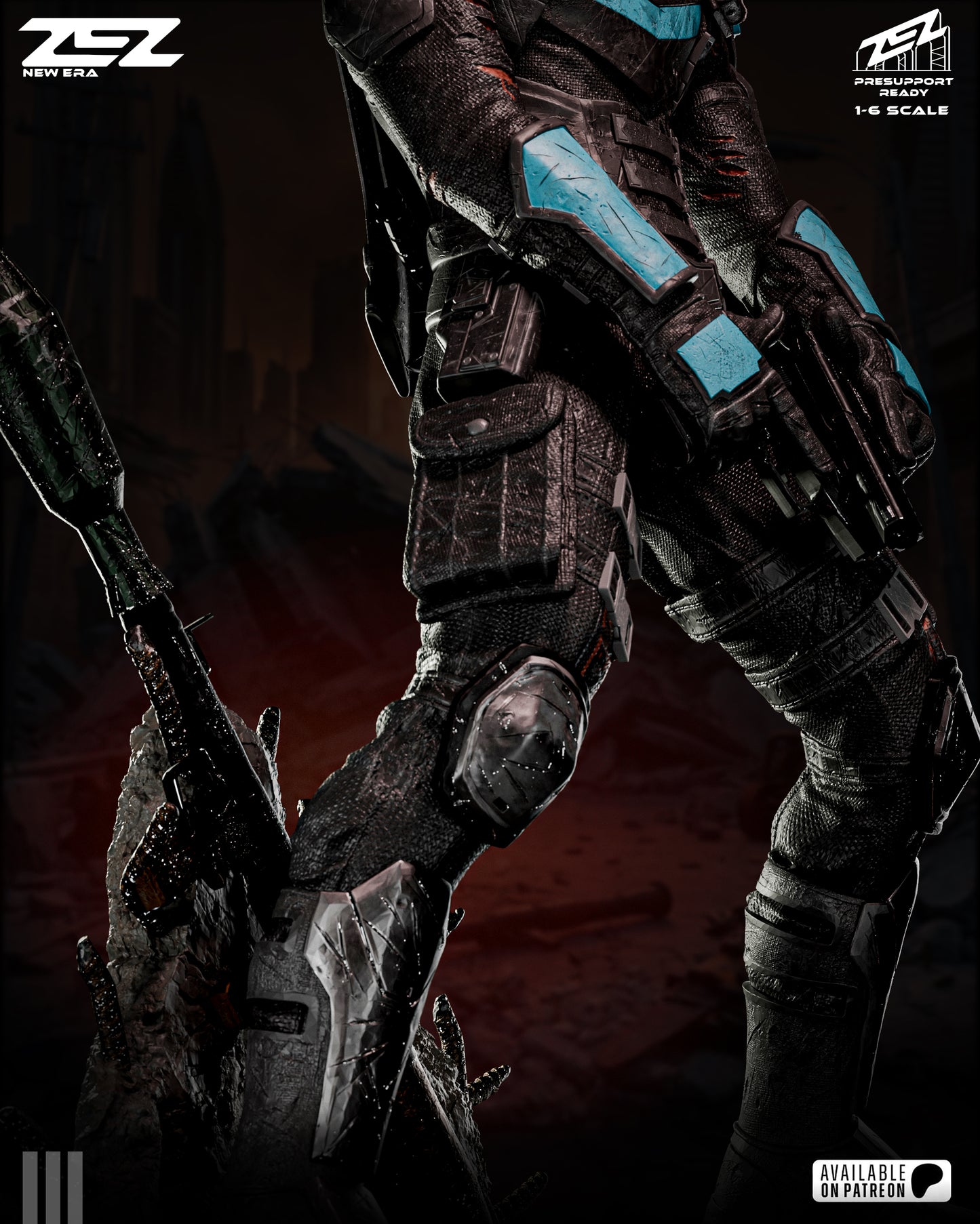 Vigilante Resin Art (Design by ZEZ Studios)