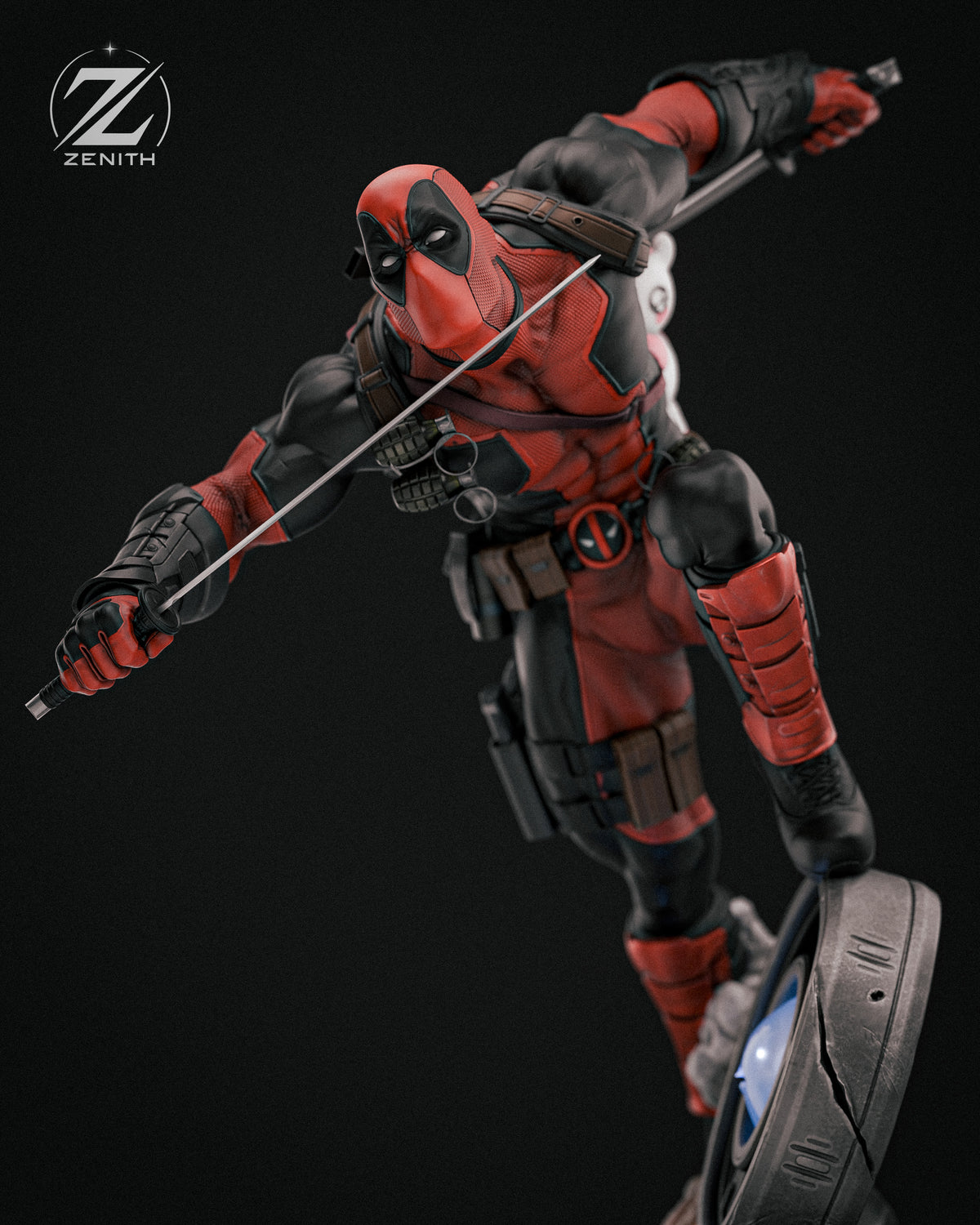 Deadpool Resin Art (Design by Zenith)