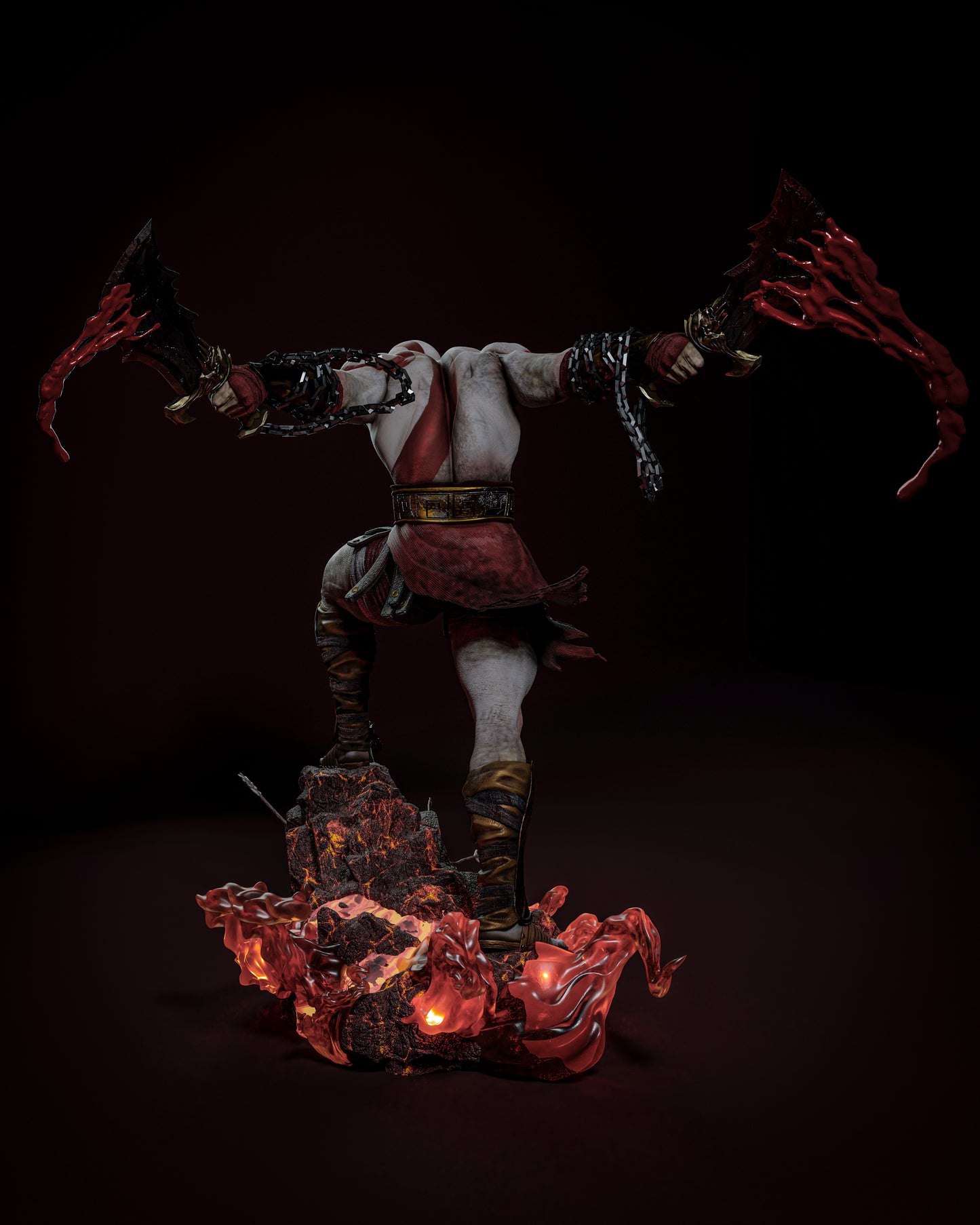 Kratos Resin Fan Art - MTO ZEZ