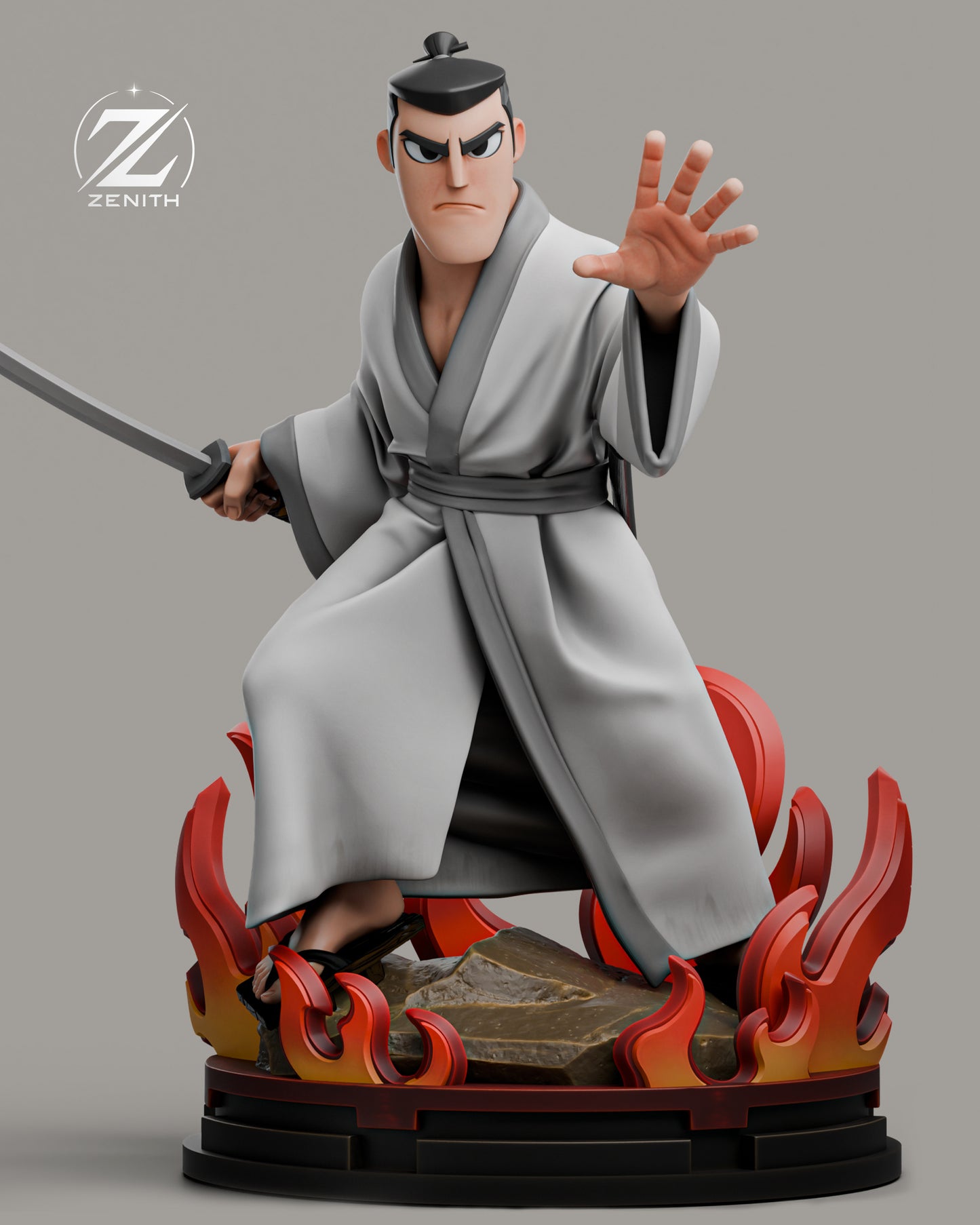 Samurai Jack Resin Art (Design by Zenith)
