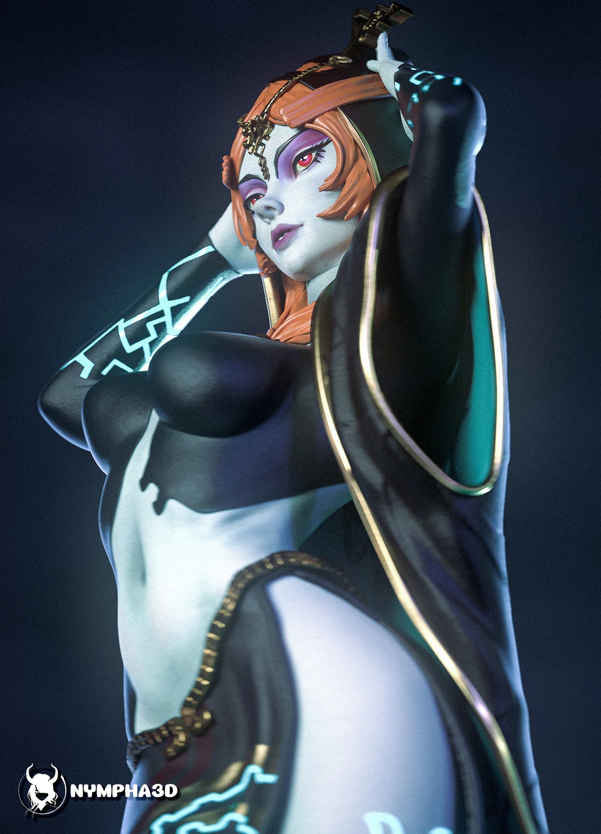 Midna Legend of Zelda Resin Art (Nympha3D)