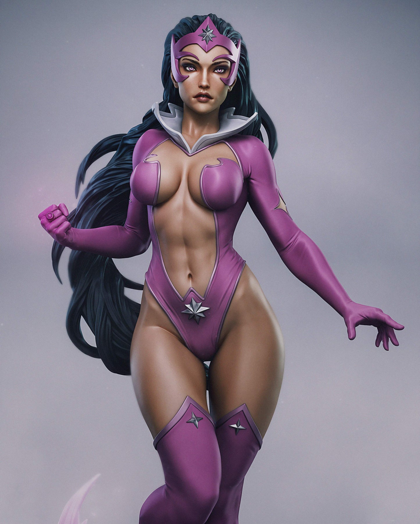 Star Sapphire Resin Fan Art MTO (Design by Abe3D)