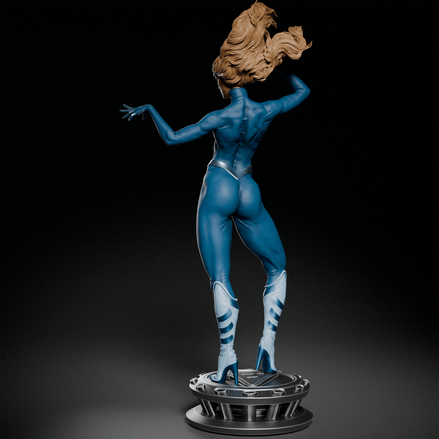 Invisible Woman Resin Fan Art - MTO CA3D