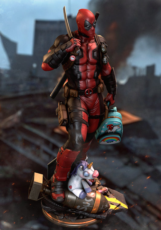 Deadpool Resin Art (Design by CA3D)