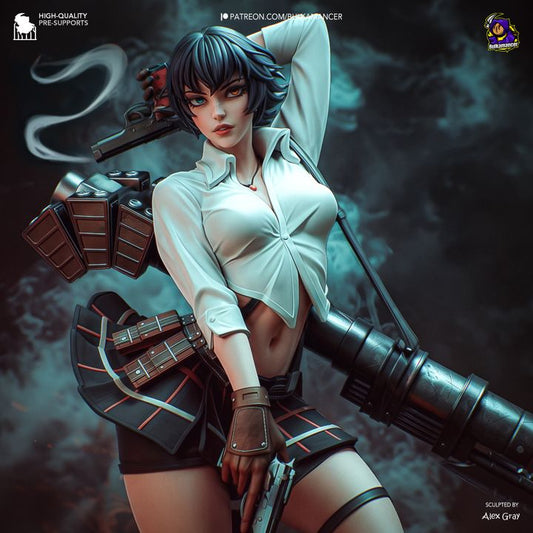 Lady - Devil May Cry - Resin Fan Art - MTO (Design by Bulkamancer)